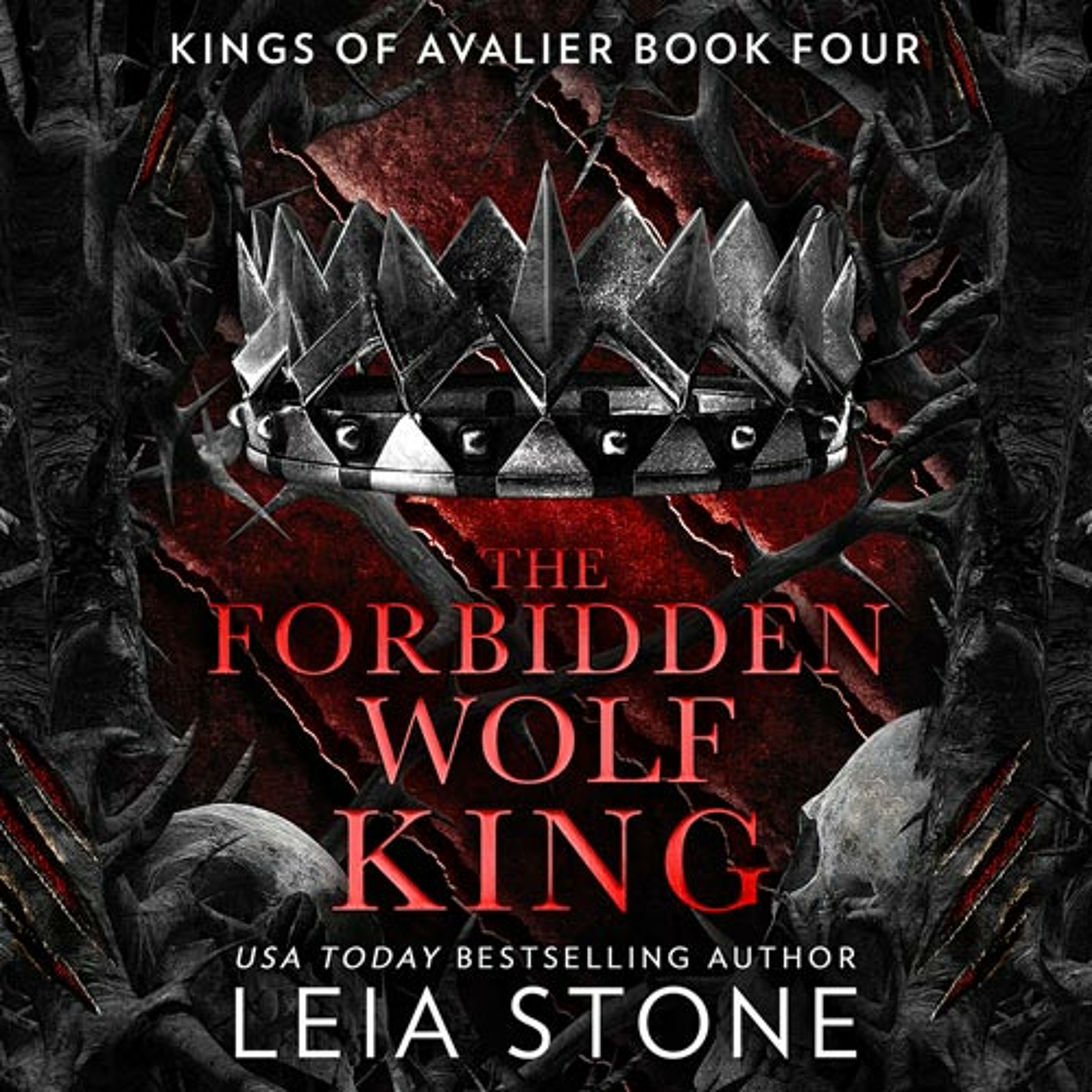 ⁣The Forbidden Wolf King, By Leia Stone, Read by Vanessa Moyen and Adam Gold