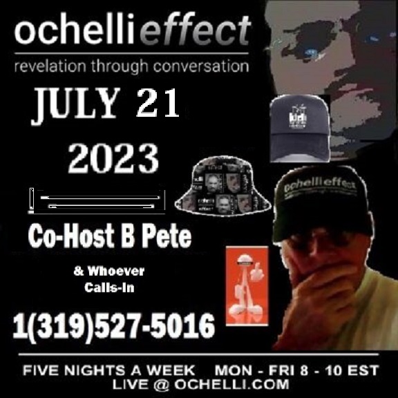 What World Makes Merry Go Round on The Friday Night Open Mic Ochelli Effect 7-21-2023 with co-host B pete and Callers