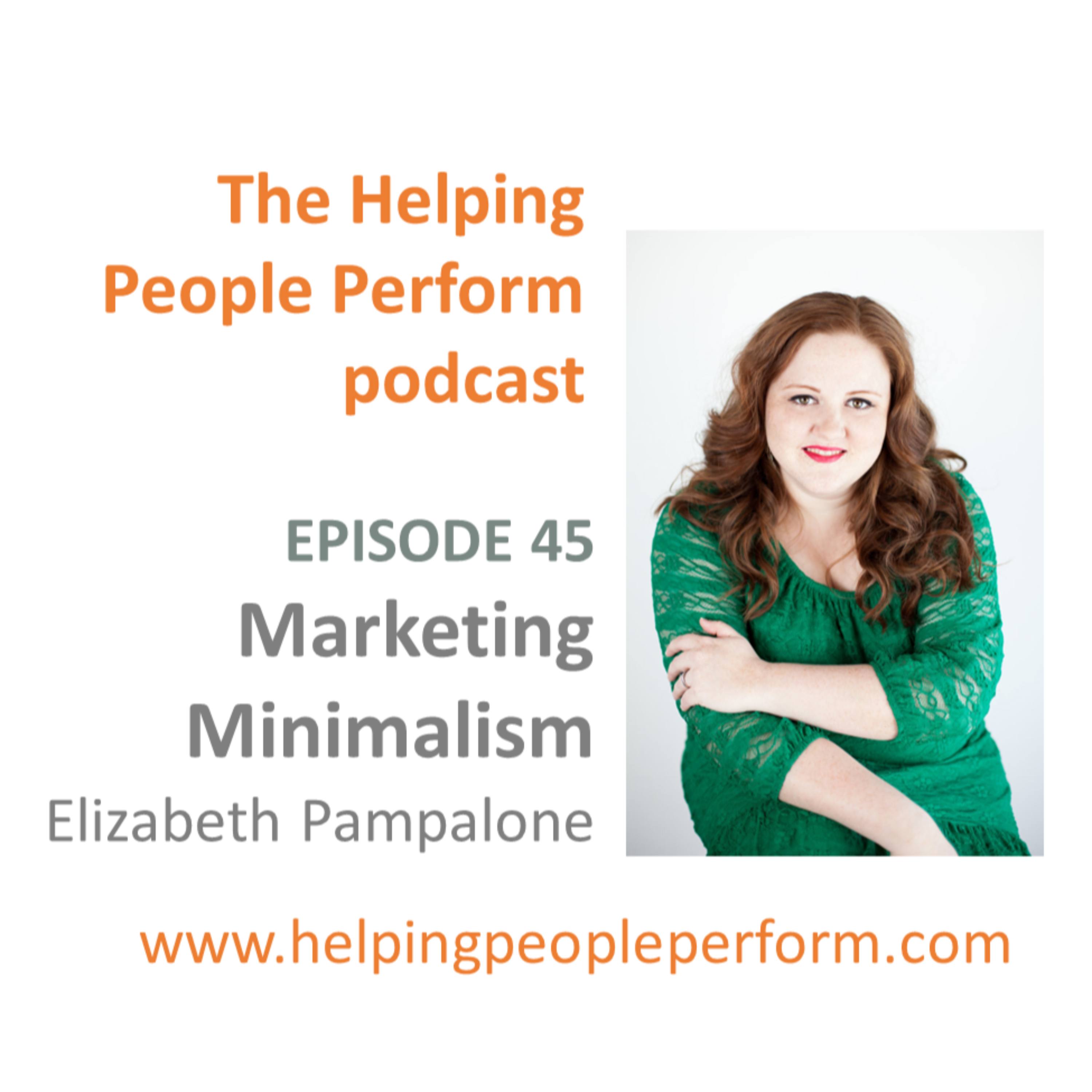 ⁣Episode 45_Marketing Minimalism, with Elizabeth Pampalone