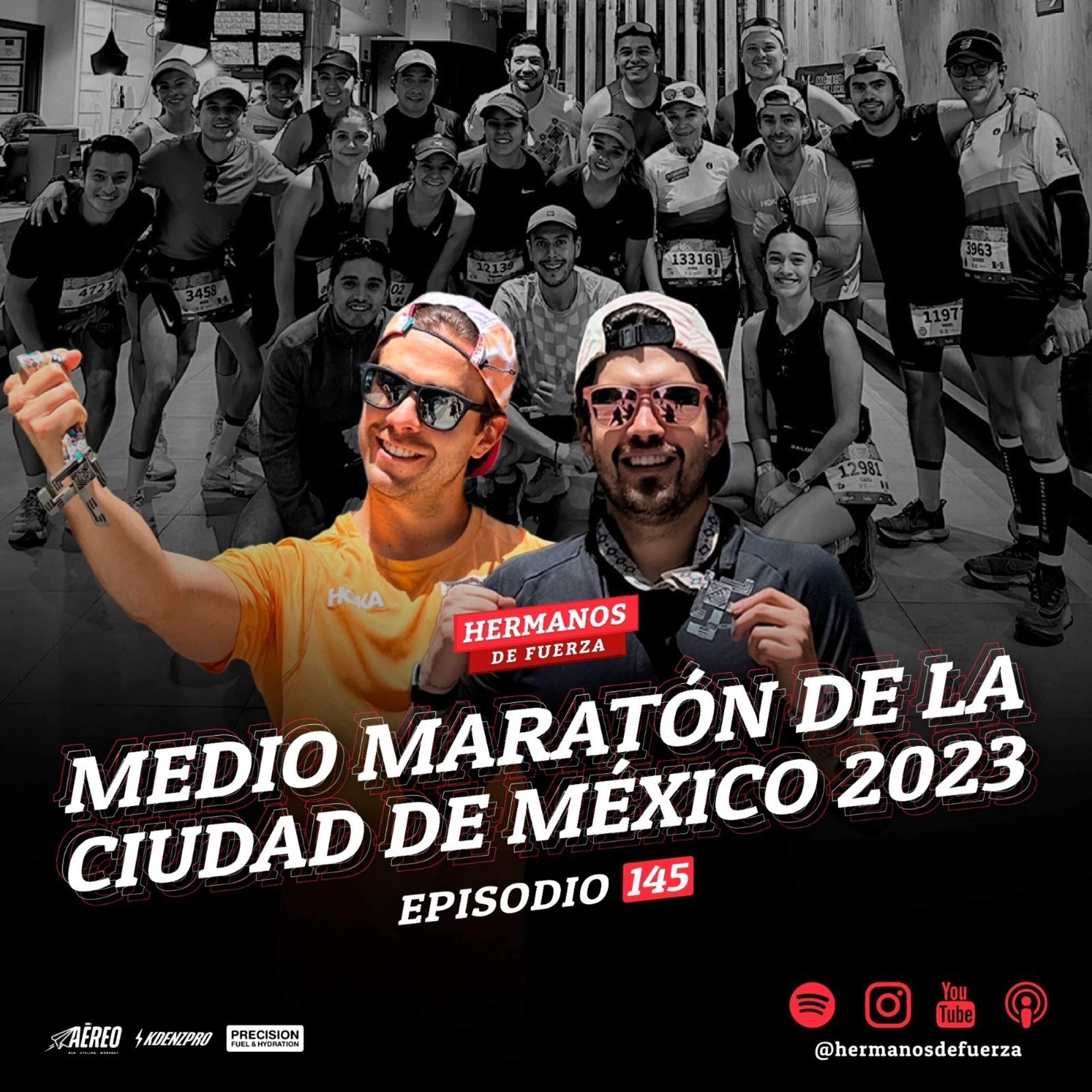 Dany Torres y Miky Torres: Medio Maratón De La Ciudad De México, Ruta, Pros, Contras, Ser Pacer De Alguien Más, Correr Sin Número, y Cómo Resolver El Problema De Los Corrales En Las Carreras.