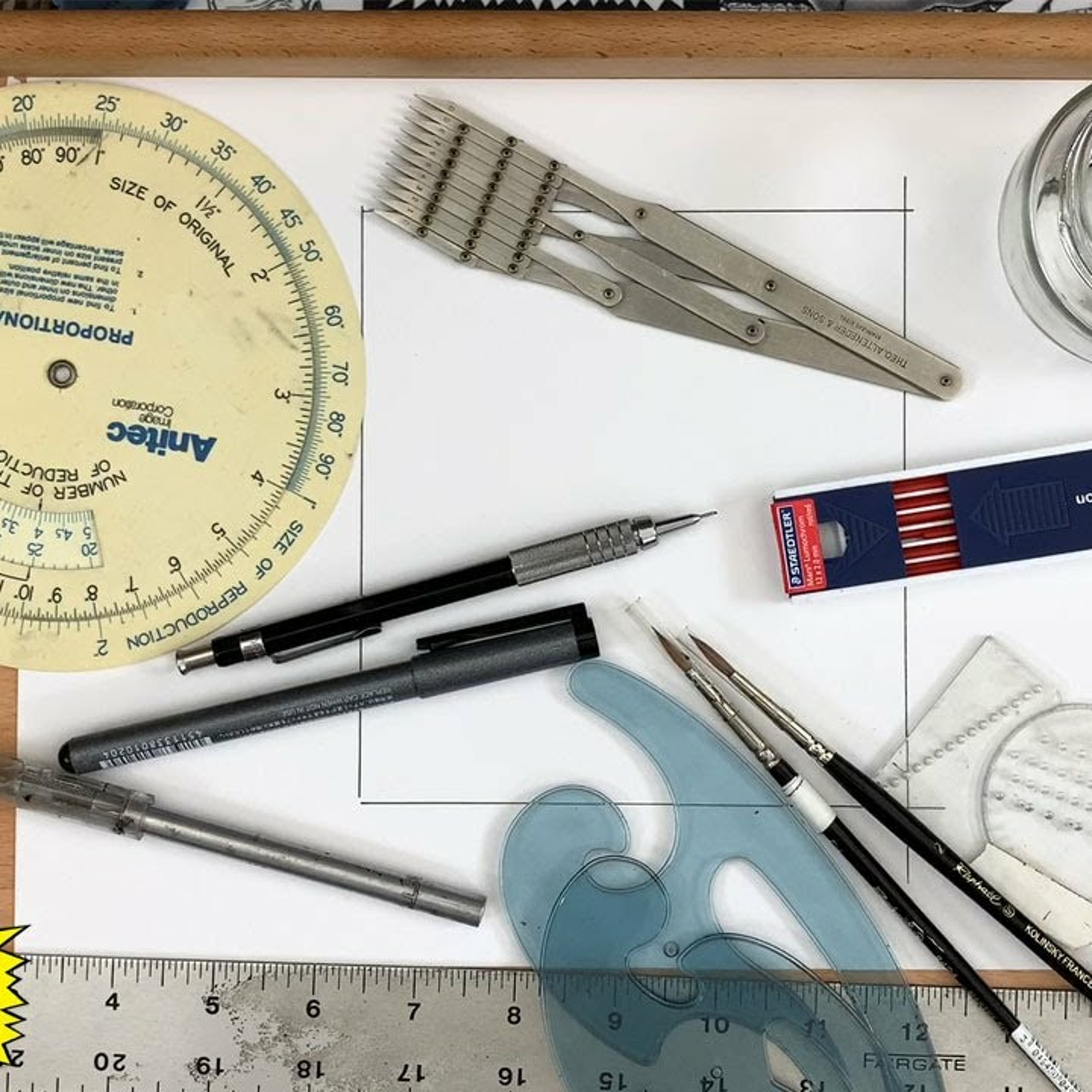 All the Arcane, Esoteric, Antique, and Obsolete Tools of Old School Comics Making