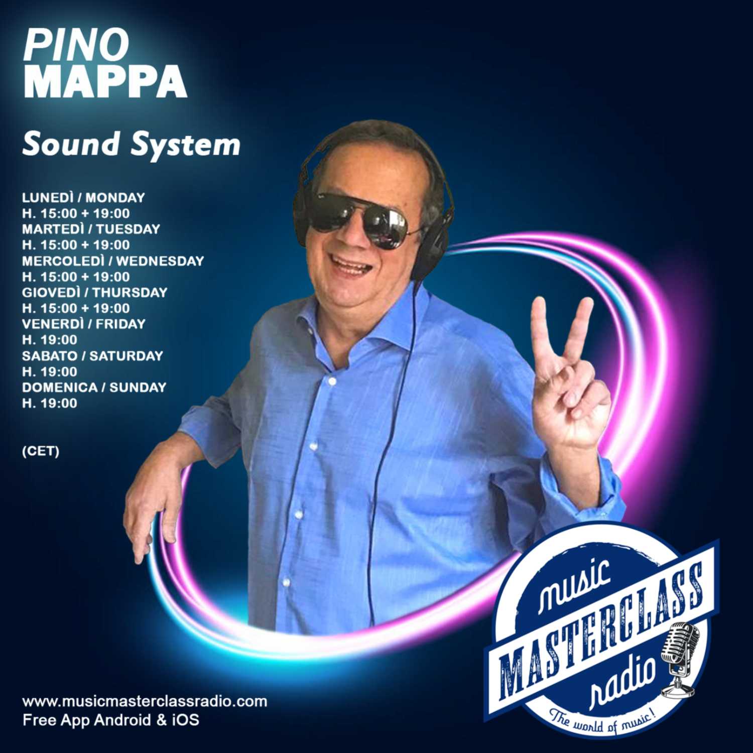 ⁣Sound System #485 "MusicMasterClassRadio" By Dj. Pino Mappa 2023-07-21 H 19:00 GMT