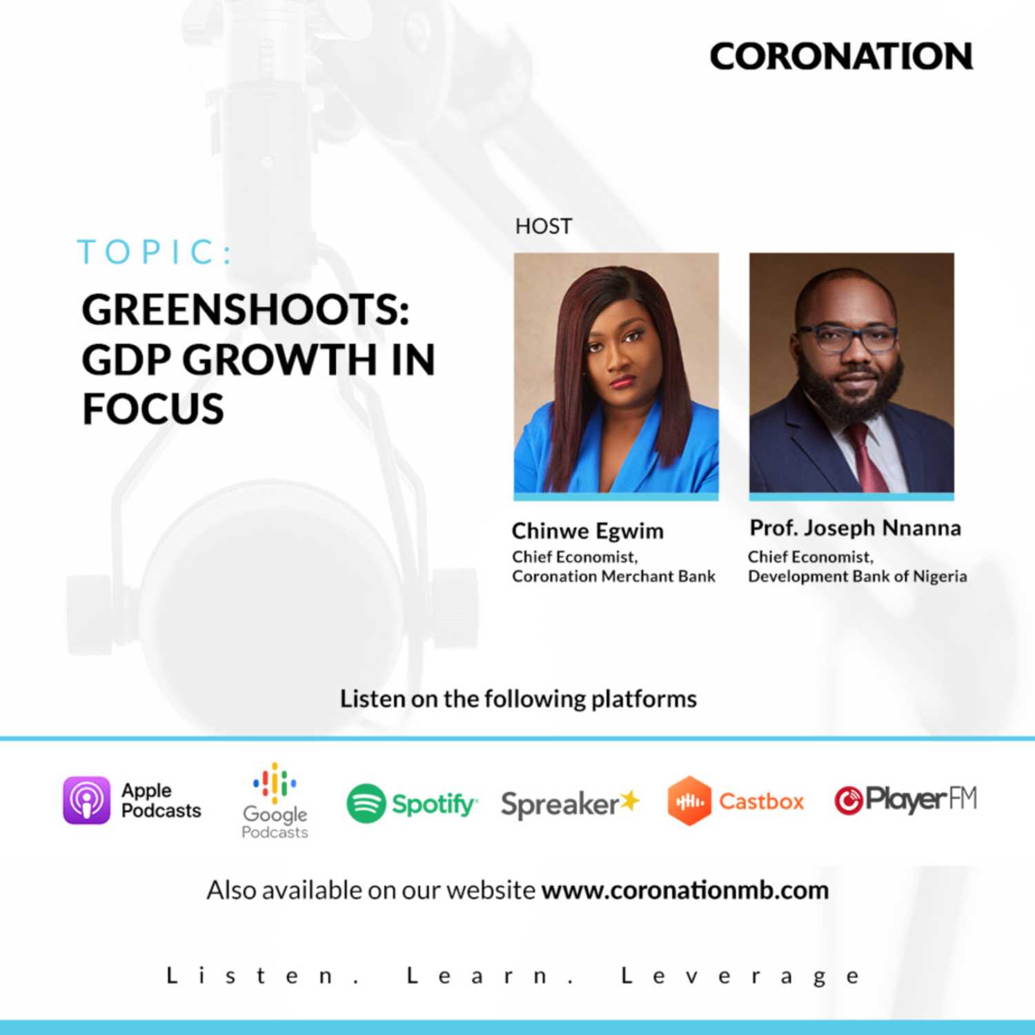 ⁣Coronation Merchant Bank Presents: Greenshots: GDP Growth in Focus