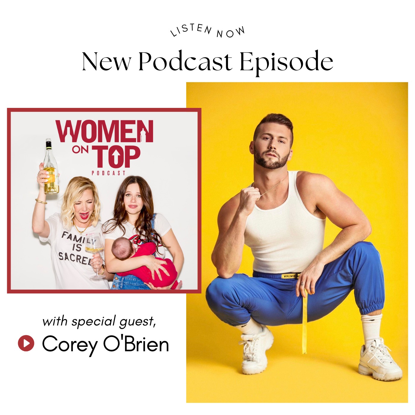 TikTok Star, Corey O'Brien, talks trauma body, why people are uncomfortable around sober people and getting a call from Sam Smith.