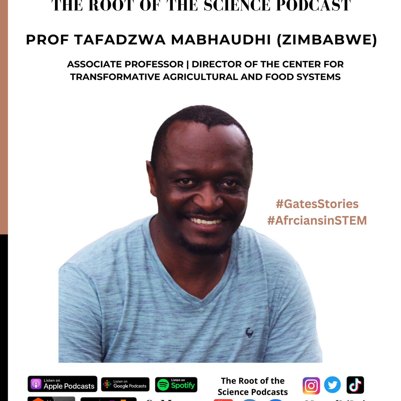 EP 120: Solutions for Sustainable Agriculture Amid The Climate Change Crisis with Prof. Tafadzwanashe Mabhaudhi