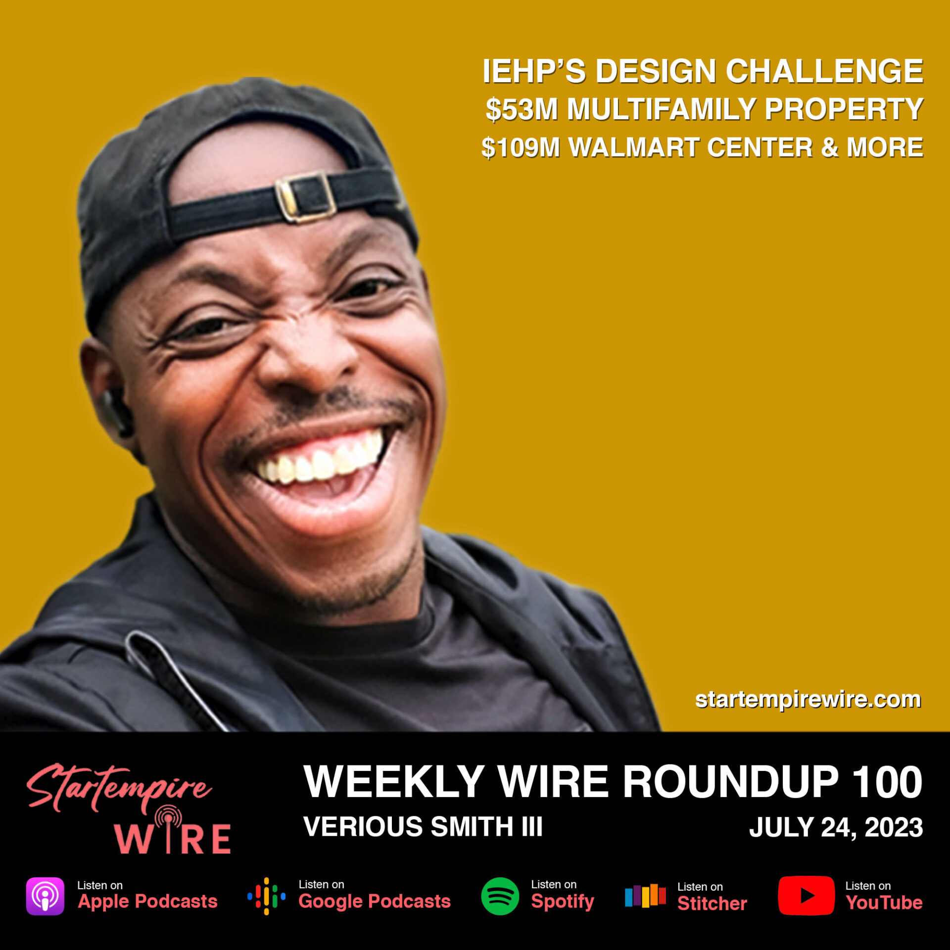 WWR 100: IEHP’s Design Challenge, $53M Multifamily Property, $109M Walmart Center & More