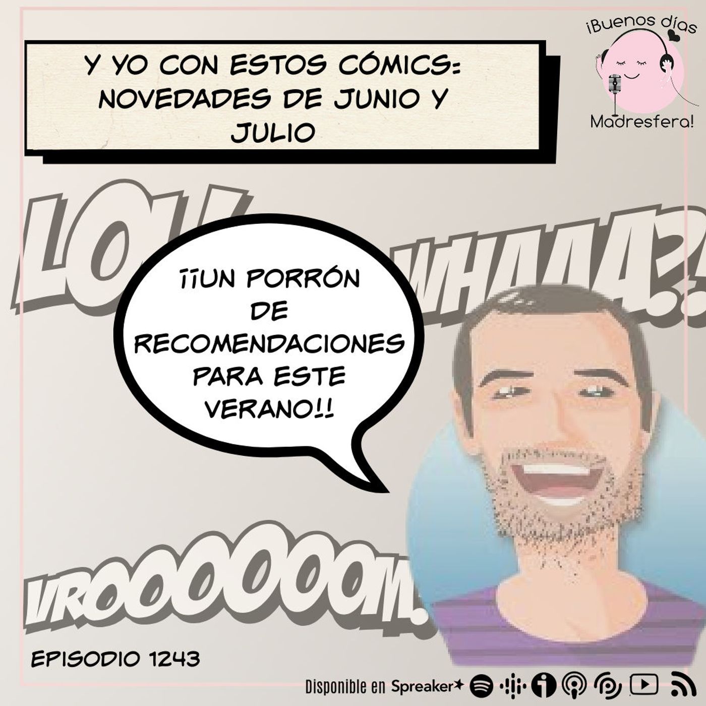 Y yo con estos comics con @estasbarbas: especial vacaciones con novedades de junio y julio