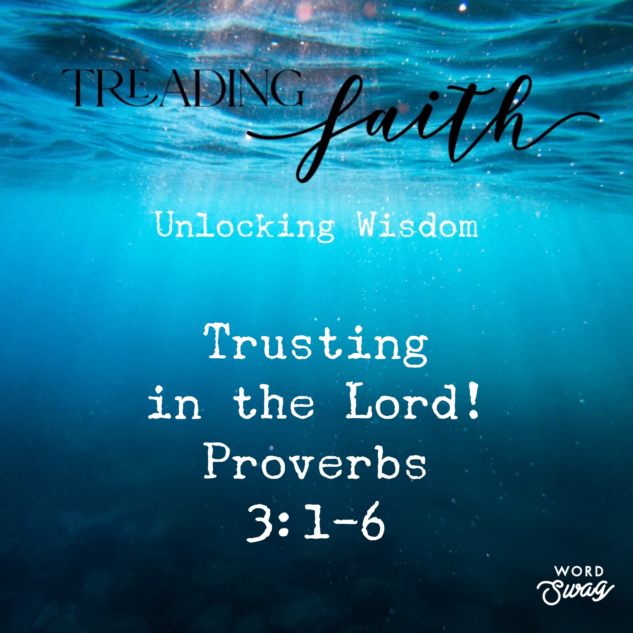 Trusting In The Lord