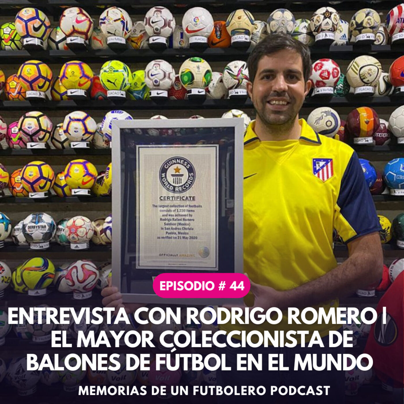 ⁣#44 entrevista a Rodrigo Romero | el Récord Guinness como el mayor coleccionista de balones de fútbol en el mundo