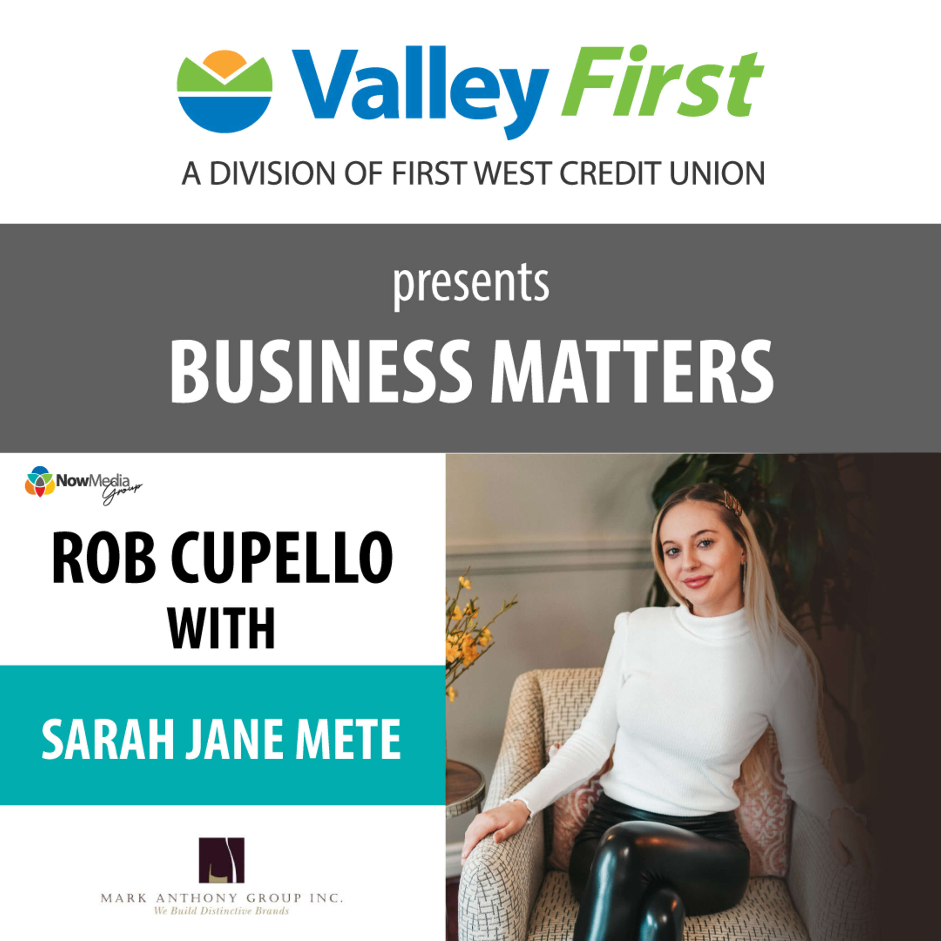 Business Matters with Sarah Jane Mete from Mark Anthony Group