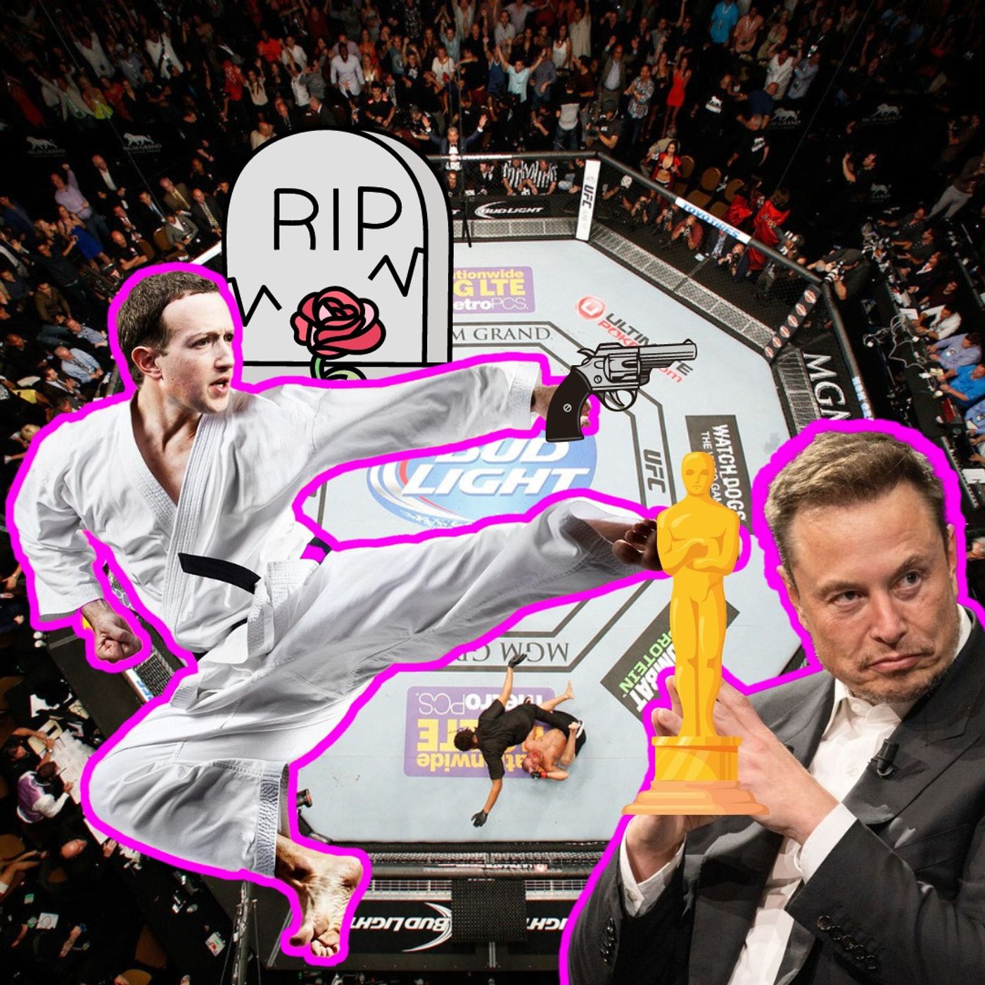 #4 -ZUCK VS. ELON CAGE MATCH