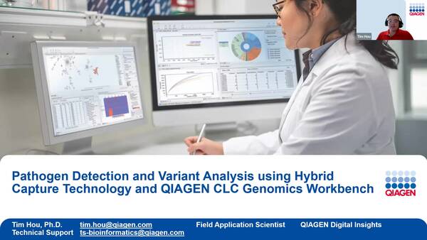 Pathogen detection and variant analysis using hybrid capture technology and...