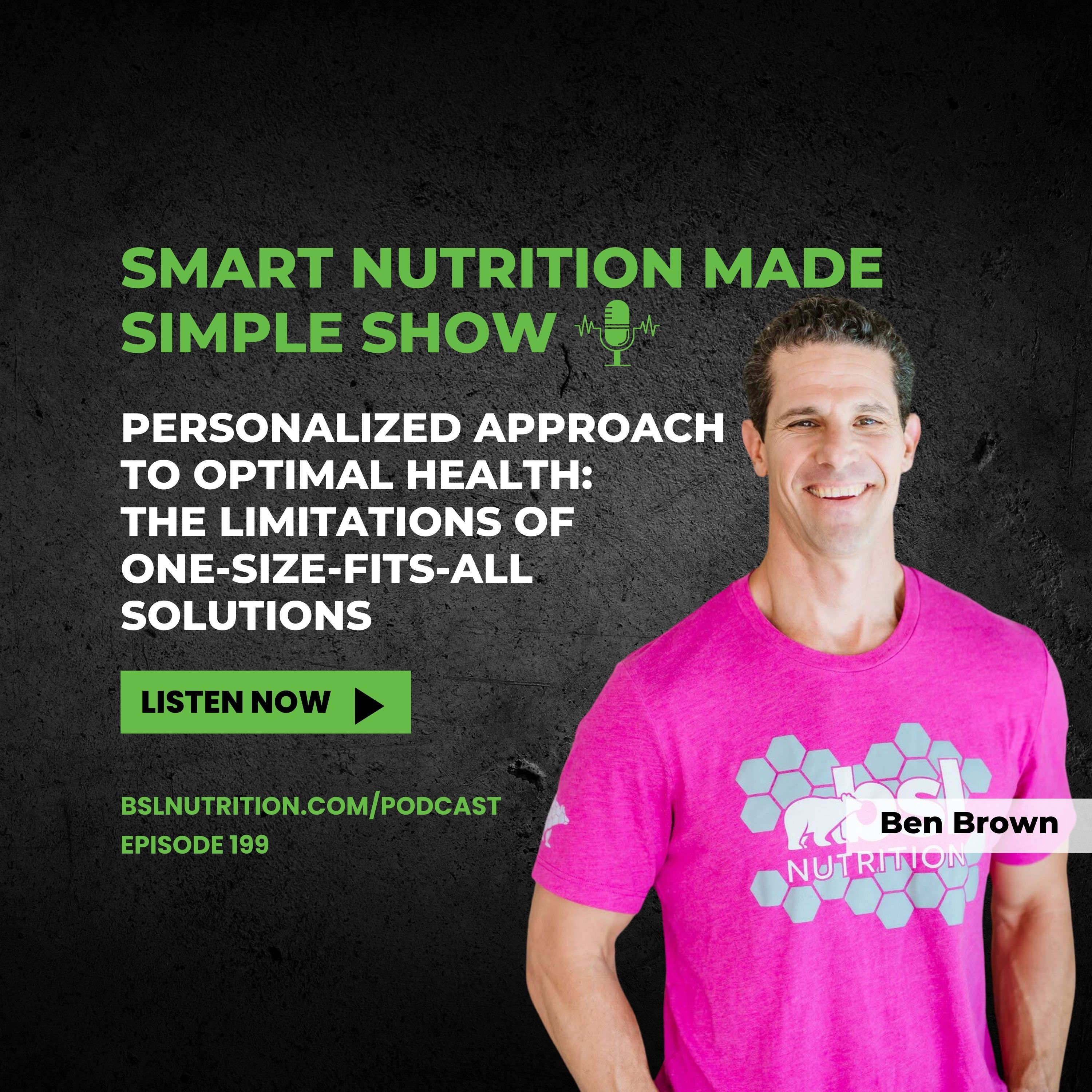 Personalized Approach to Optimal Health: The Limitations of One-Size-Fits-All Solutions