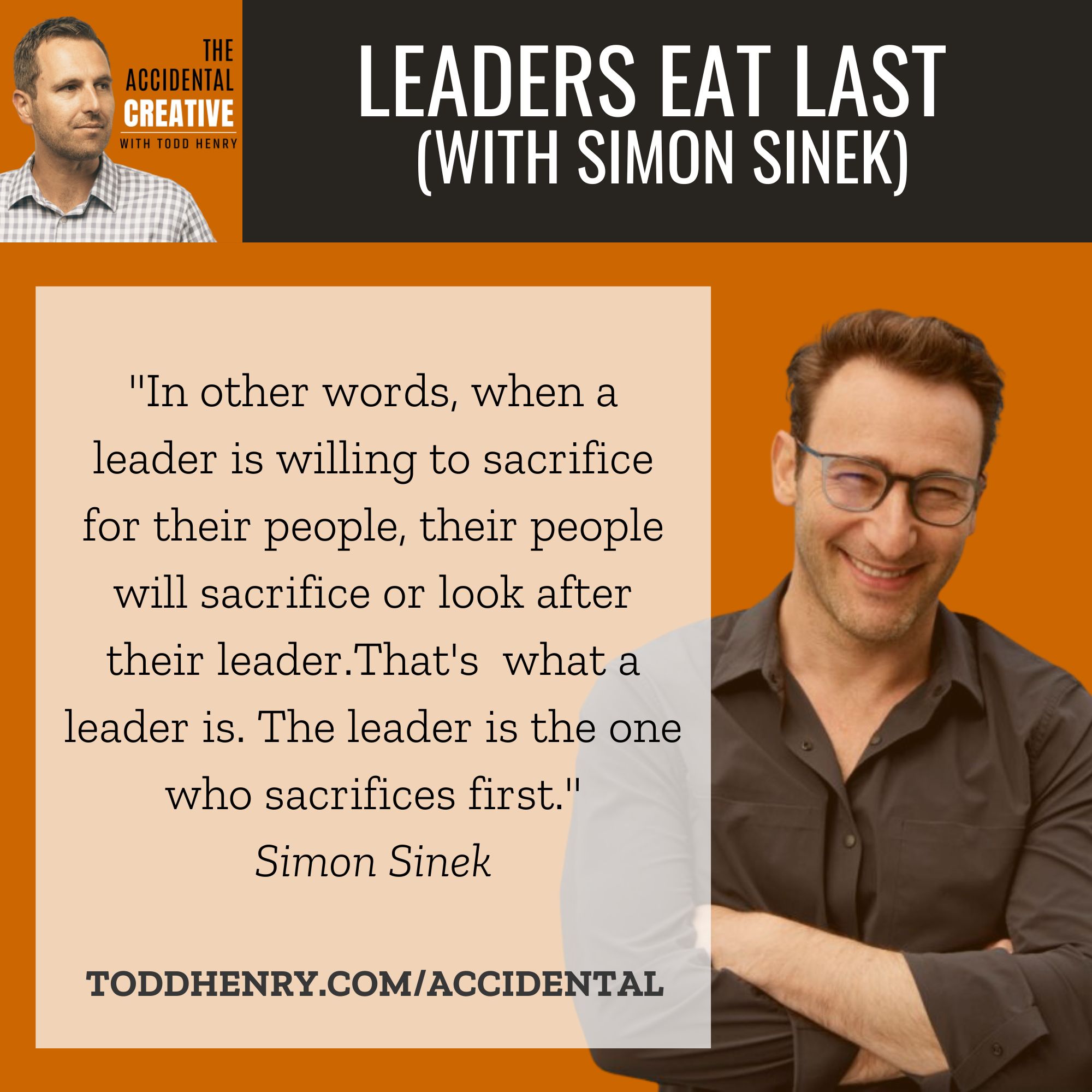 Simon Sinek on Leaders Eat Last (from 2014)