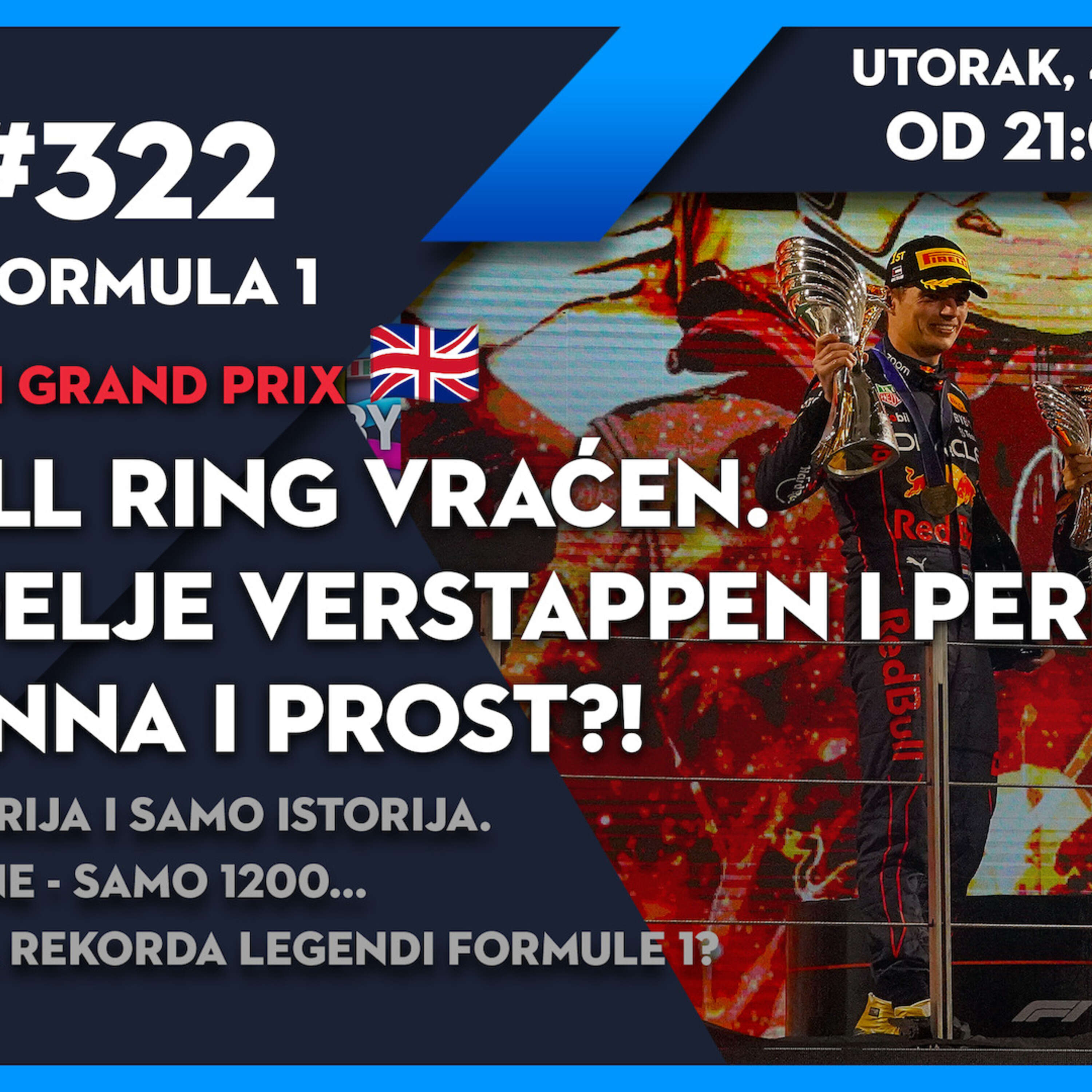 Lap 76 No.322 | F1: Red Bull Ring vraćen! | Od nedelje Verstappen i Perez kao Senna i Prost?!