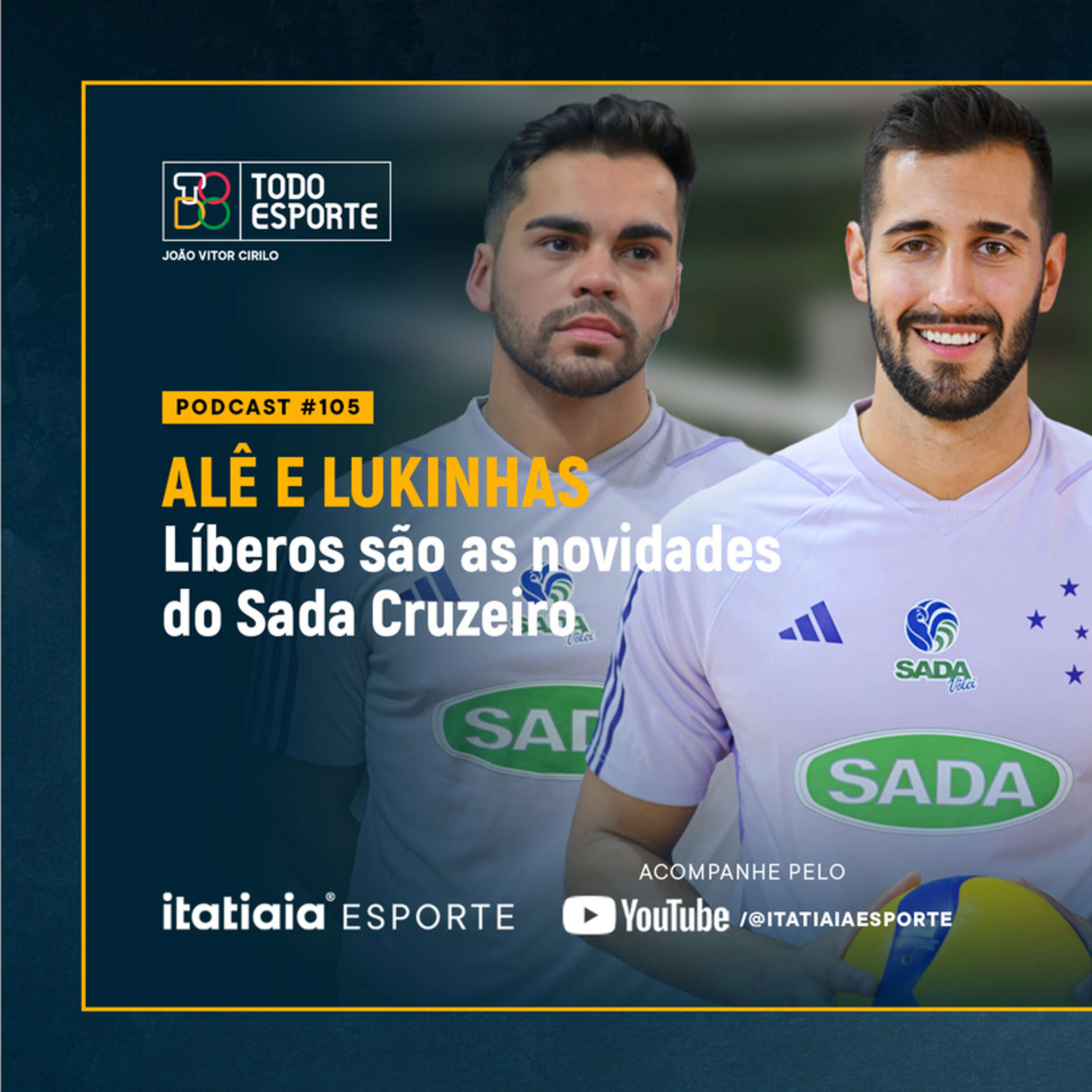 Alê e Lukinhas | Os novos líberos do Cruzeiro