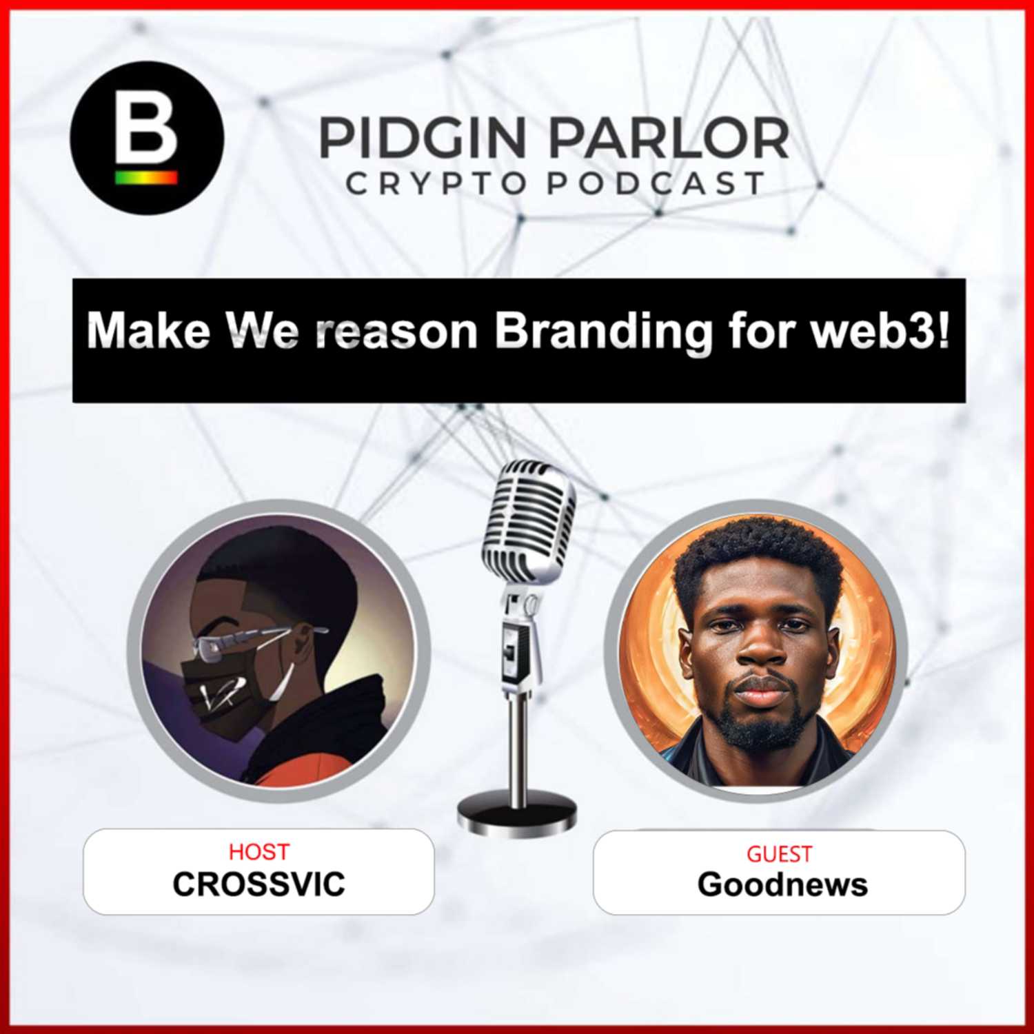 Make We Reason Branding for web3 w/ Goodnews