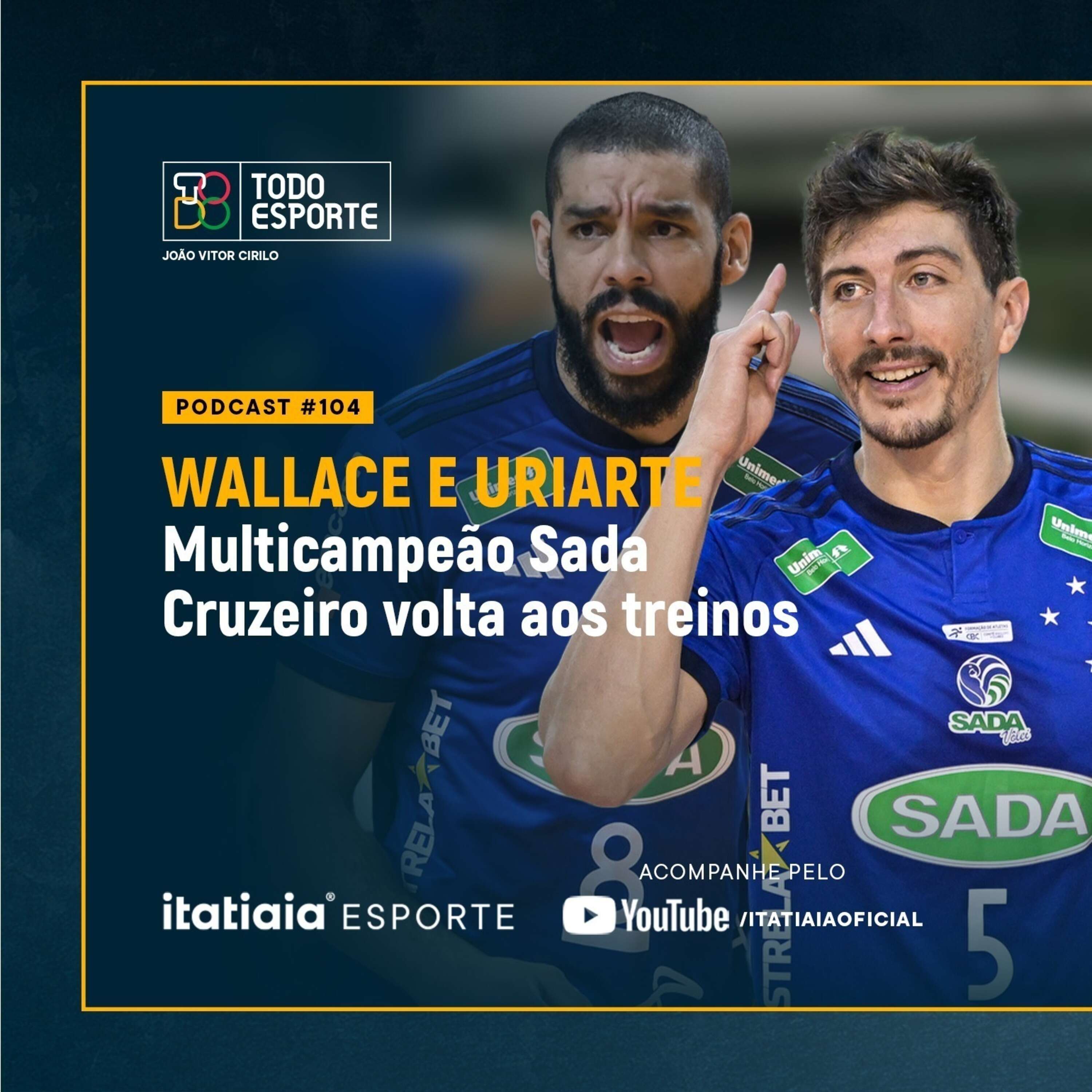 ⁣Wallace e Uriarte | O novo ano do Sada Cruzeiro