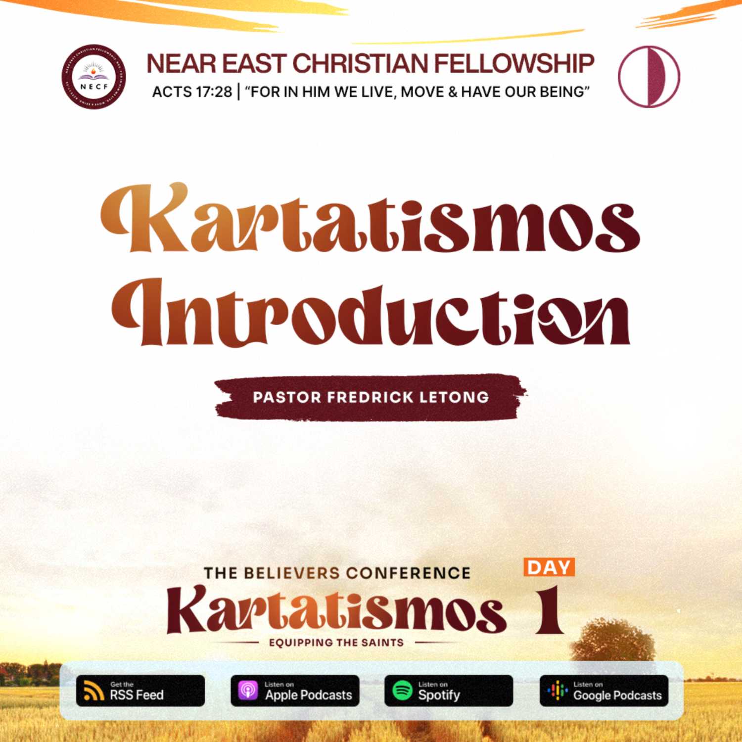 Kartatismos Introduction | Pastor Fredrick Letong | Day 1 Kartatismos