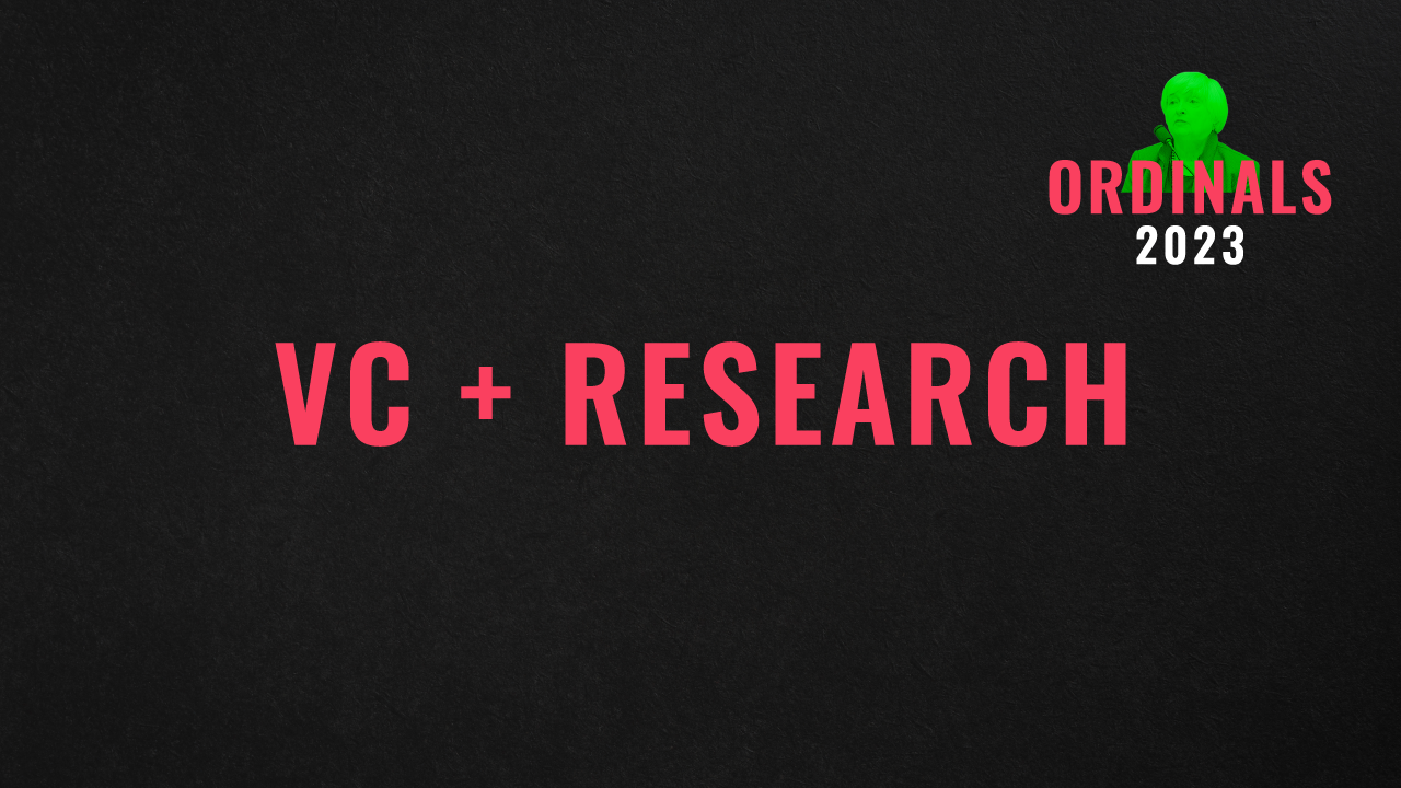 VC and Research