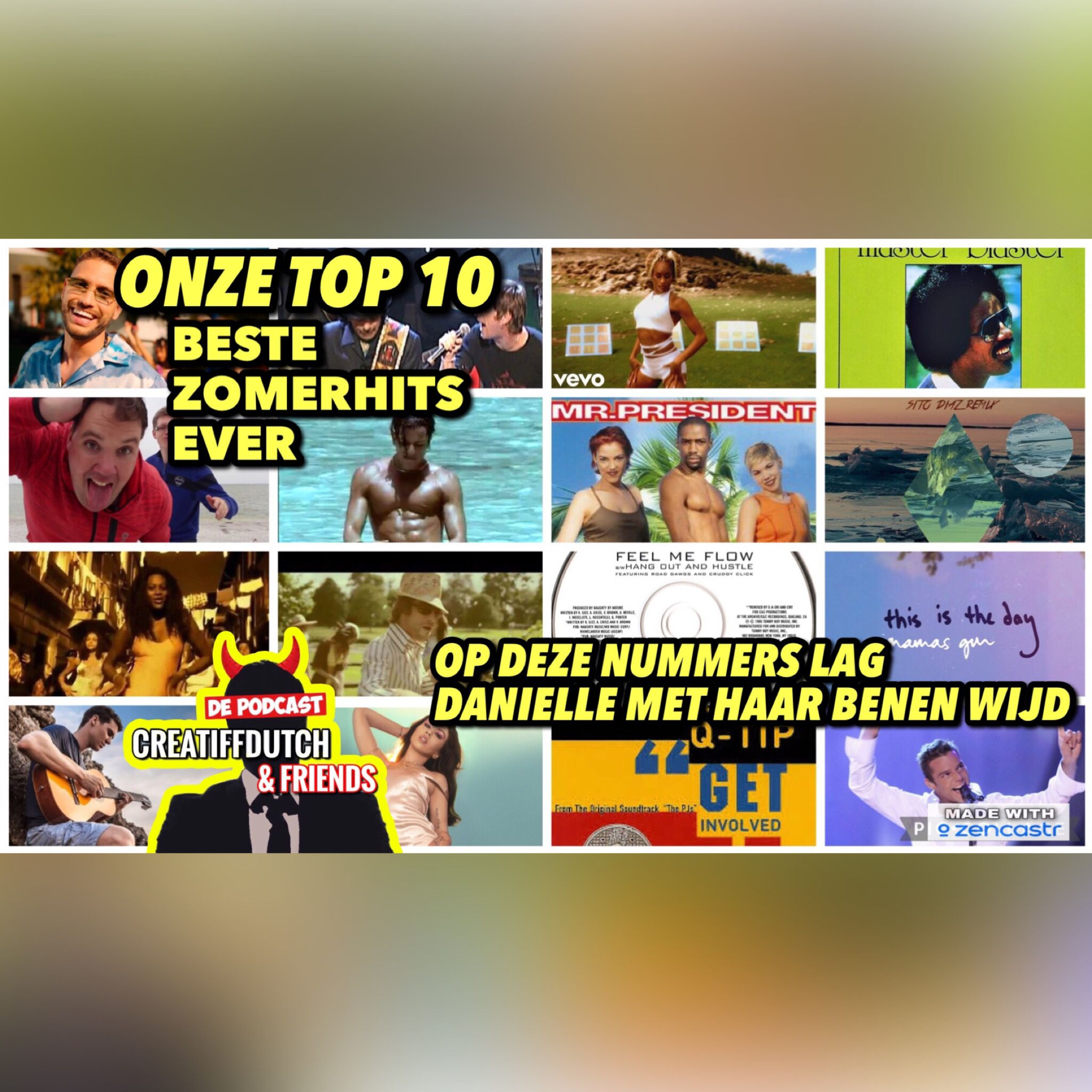 ⁣Op deze nummers lag Danielle met haar benen wijd  - Top 10 beste zomerhits ever