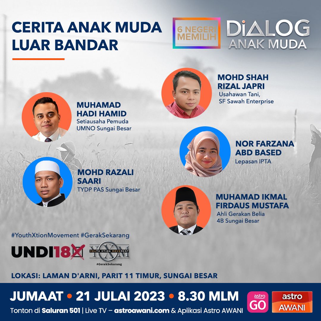 ⁣Dialog Anak Muda: Cerita anak muda luar bandar