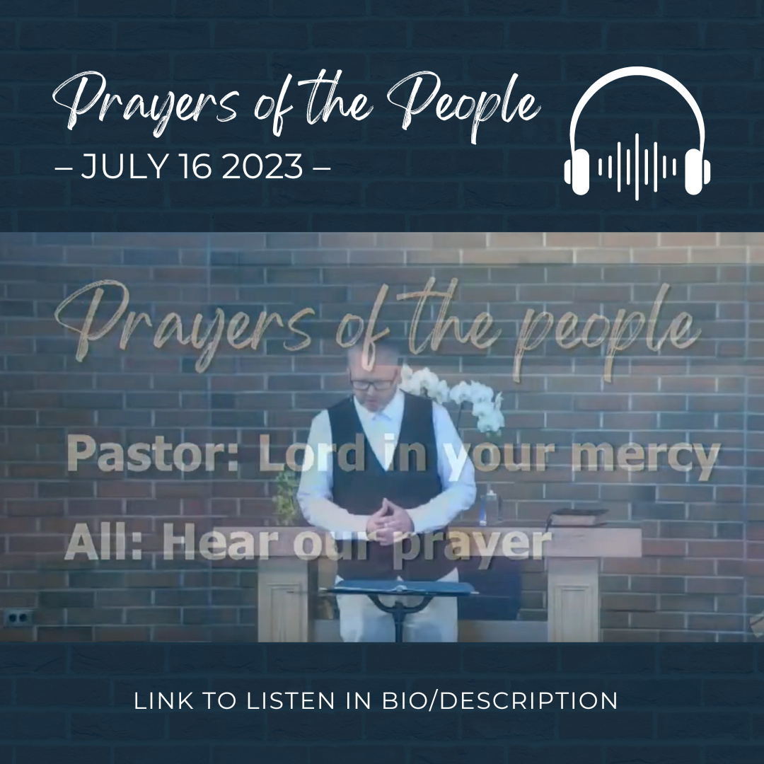 Prayers of the People – July 16, 2023