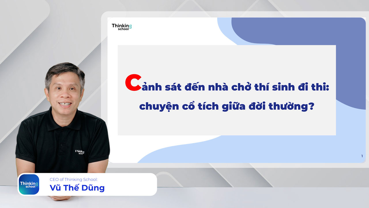 ⁣Cảnh sát đến tận nhà đón thí sinh ngủ quên đi thi: Chuyện cổ tích giữa đời thường?