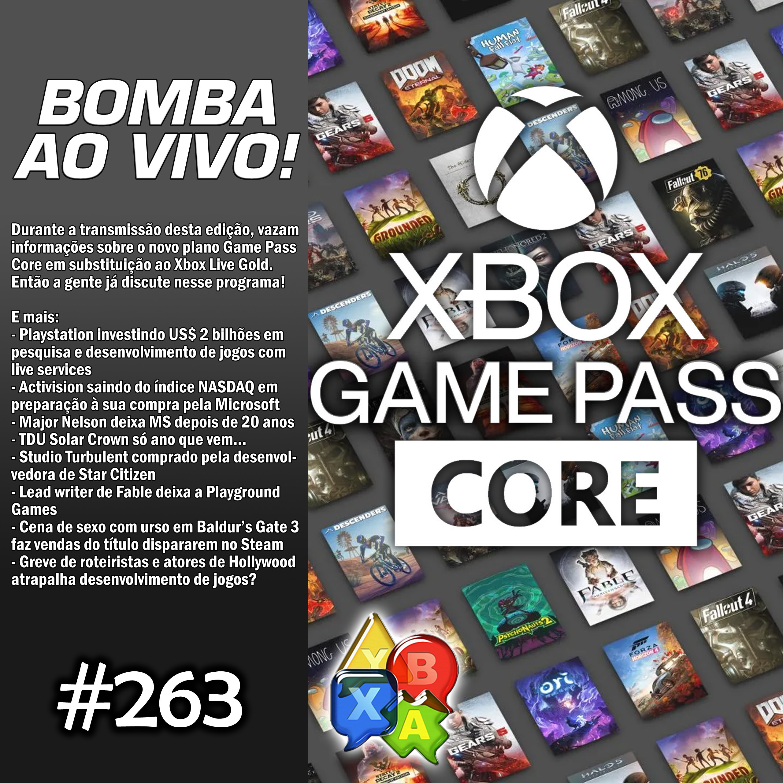 Jogando Papo Nº 263 – Xbox Gamepass Core