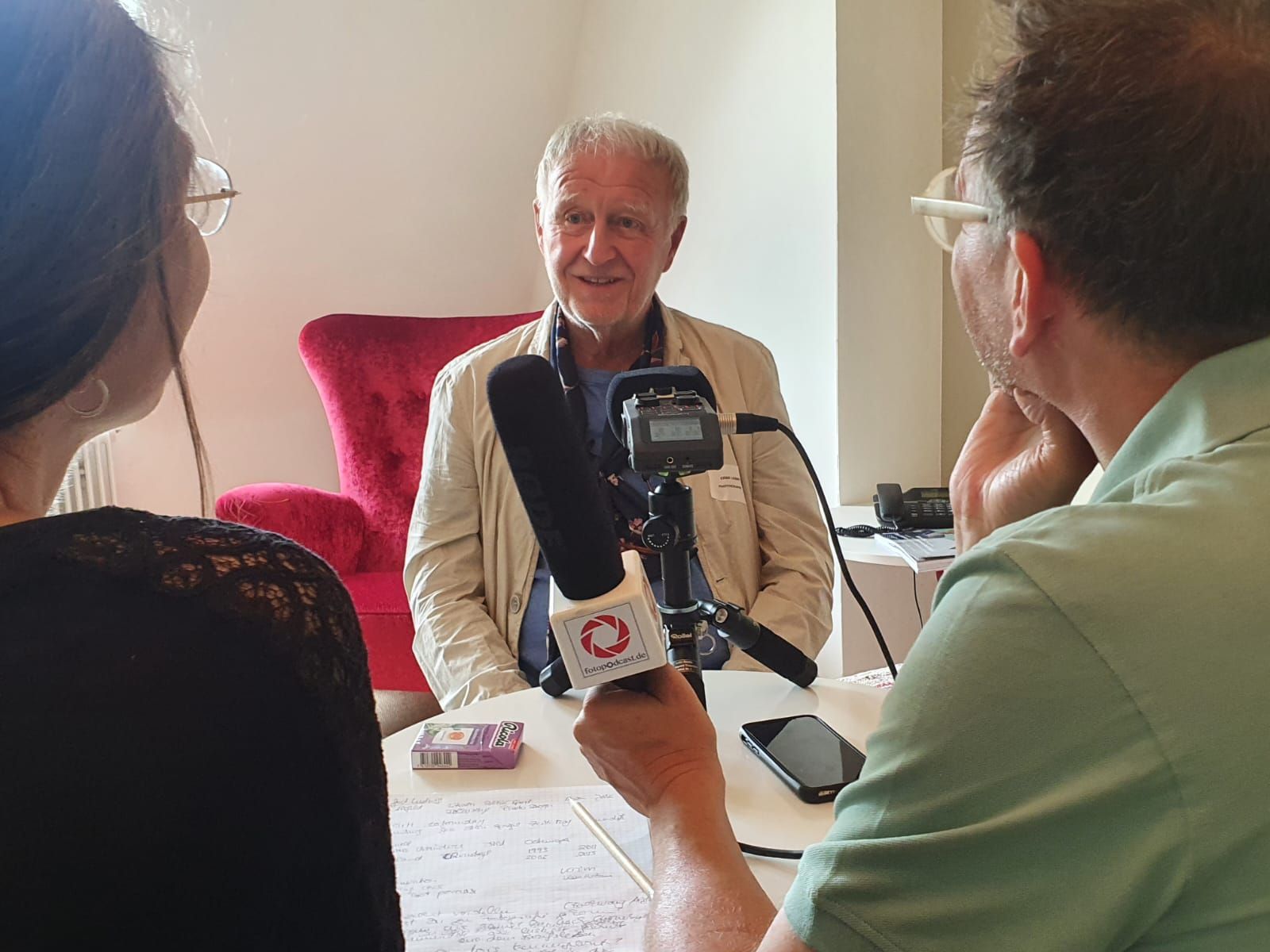 ⁣Interview mit Gerd Ludwig August 2022 beim Festival La Gascilly Baden Photo