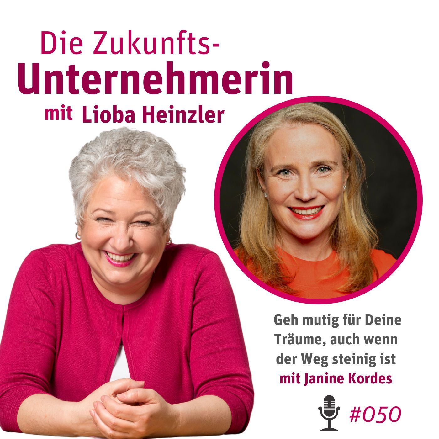 ⁣Geh mutig für Deine Träume, auch wenn der Weg steinig ist  - mit Janine Kordes.