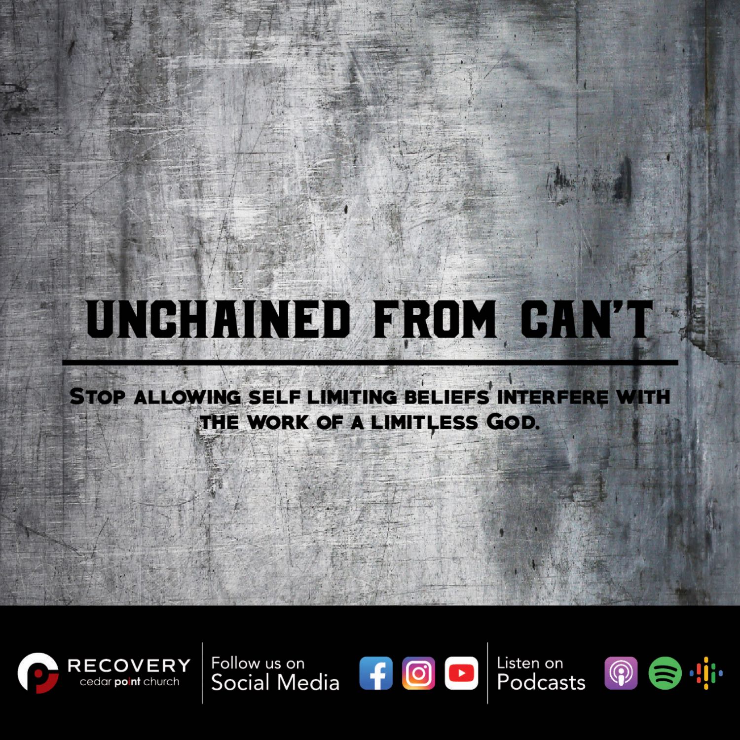 ⁣Unchained From Can't // Aaron Shaw