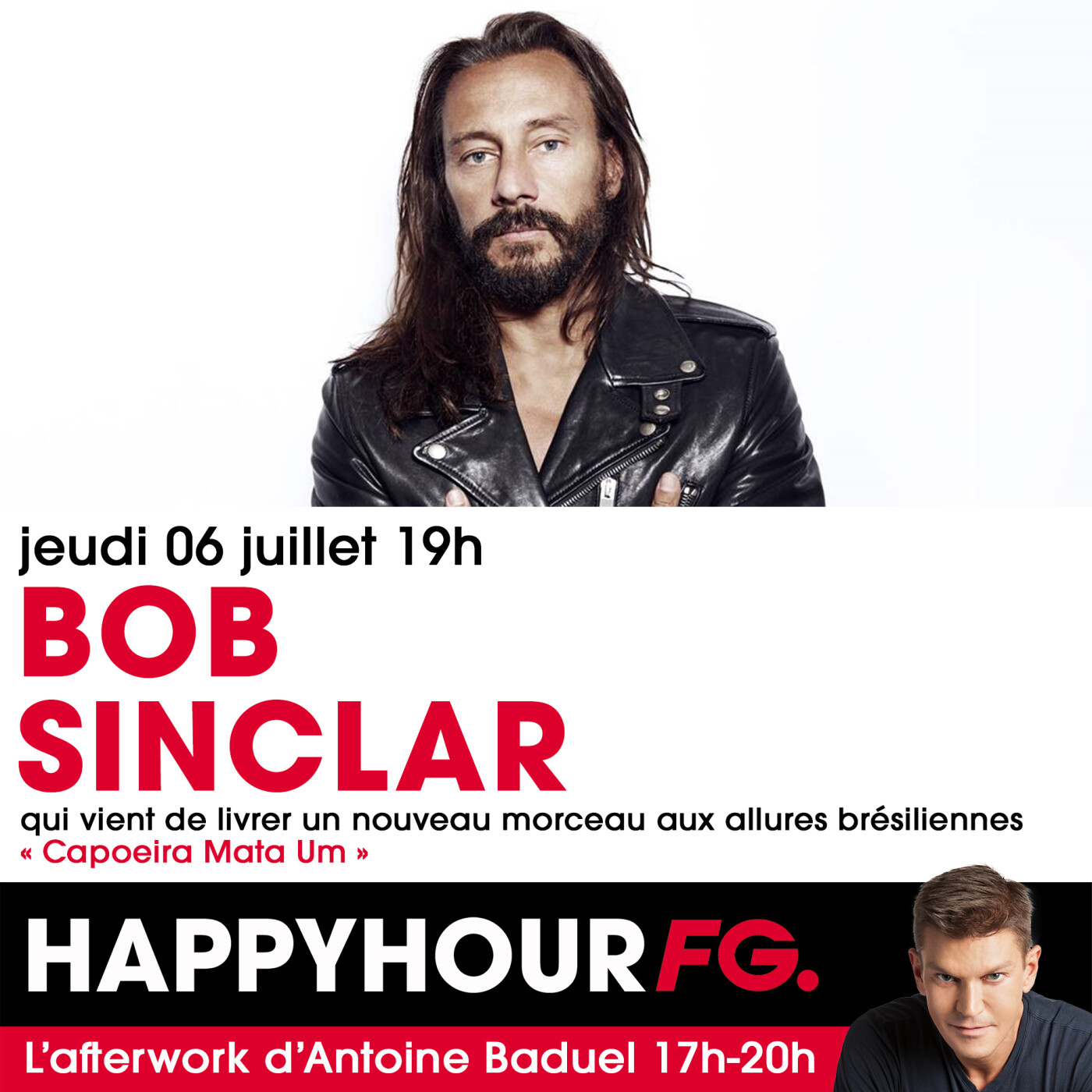 HAPPY HOUR INTERVIEW : BOB SINCLAR