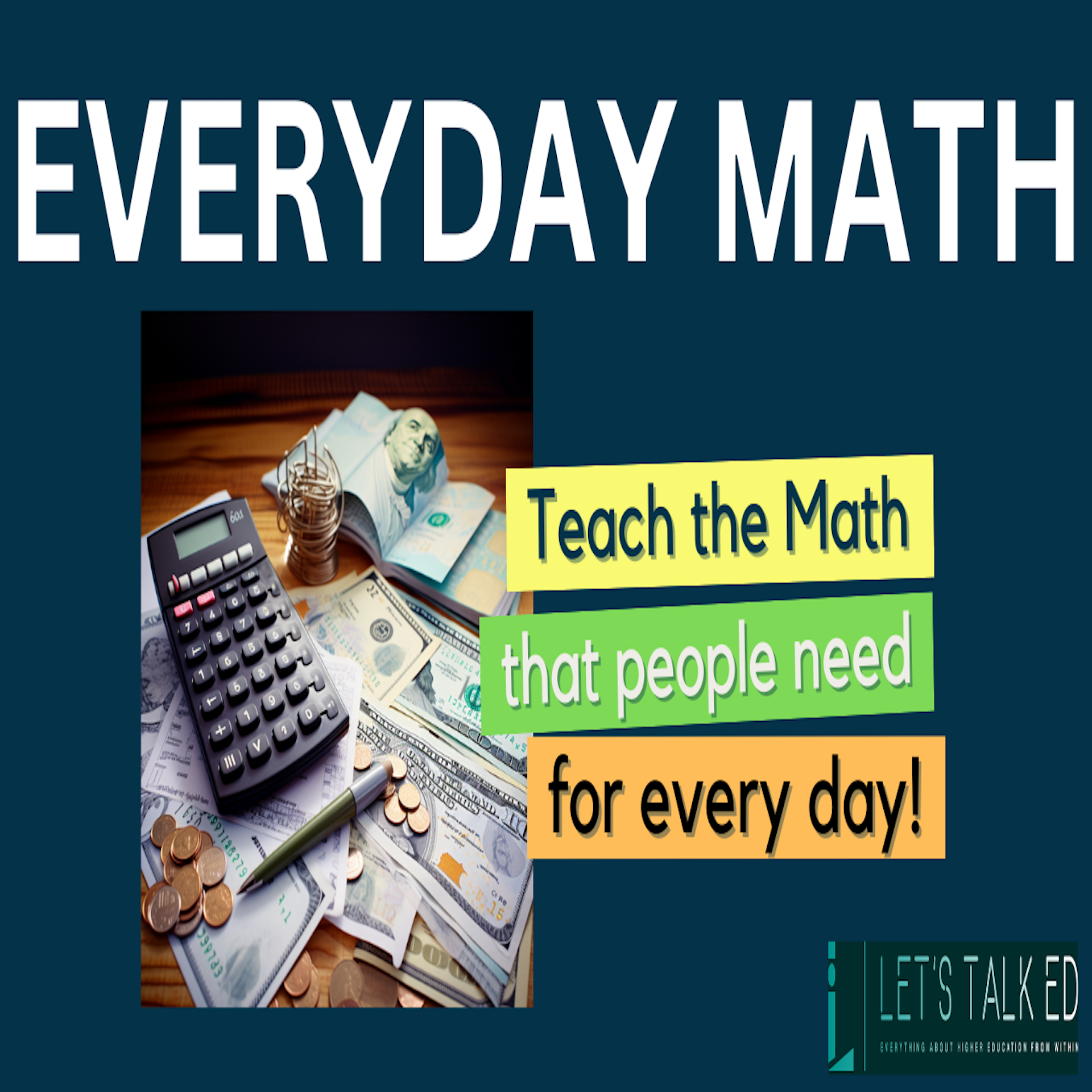 Math for the Real World: Emphasizing Math Literacy and Quantitative Reasoning for our Daily Life