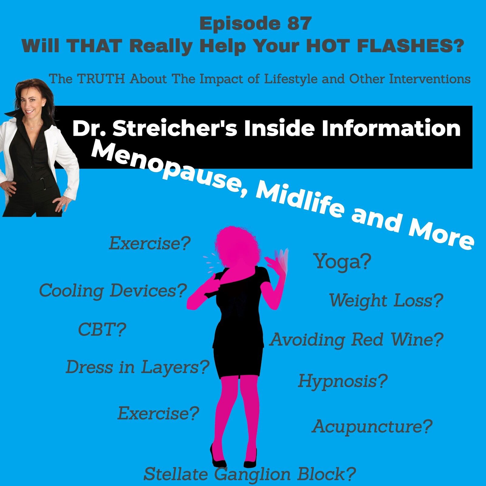 Will THAT Really Help Your Hot Flashes?  The TRUTH About The Impact of Lifestyle and Other Interventions