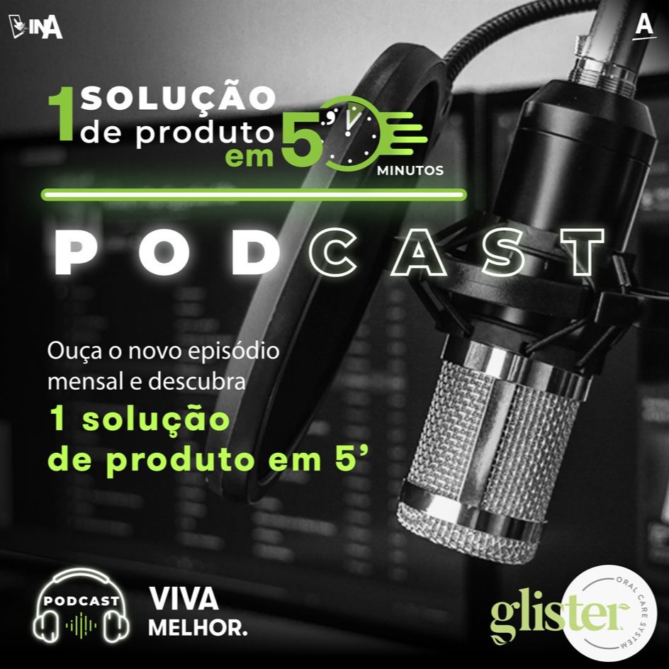 ⁣1 solução de produto em 5 minutos: Glister