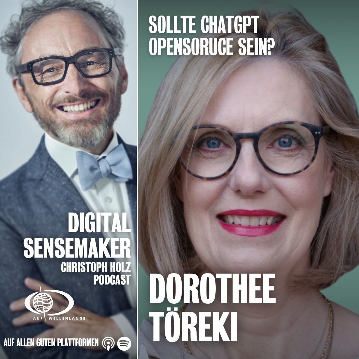 #92 "Sollte ChatGPT OpenSource sein?” mit Dorothée Töreki, Dozentin und CEO “Denkräume im Digitalen”.