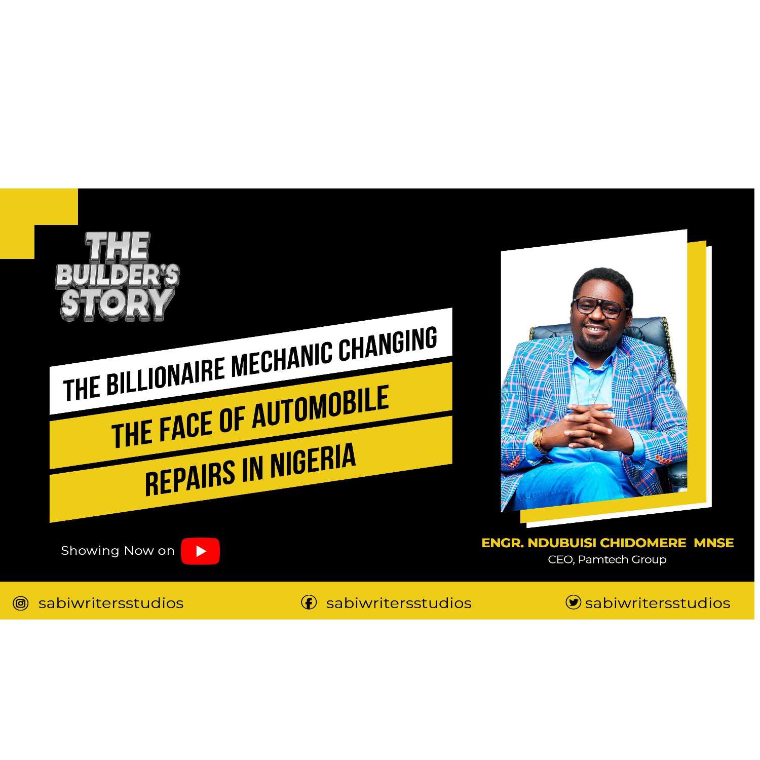 ⁣Meet Nigeria's Billionaire Mechanic - CEO, Pamtech Group