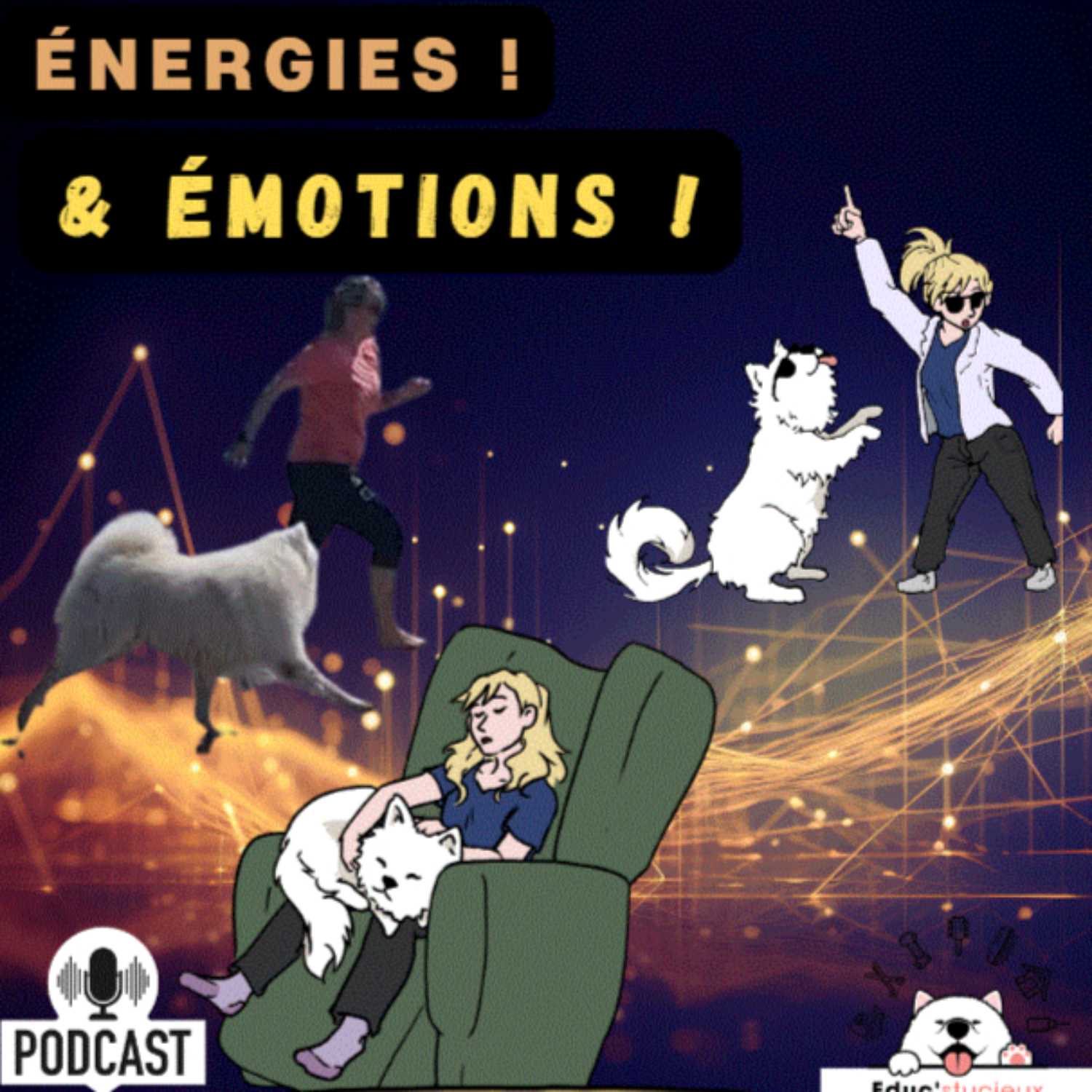 ⁣L'importance des énergies & des émotions en éducation canine !