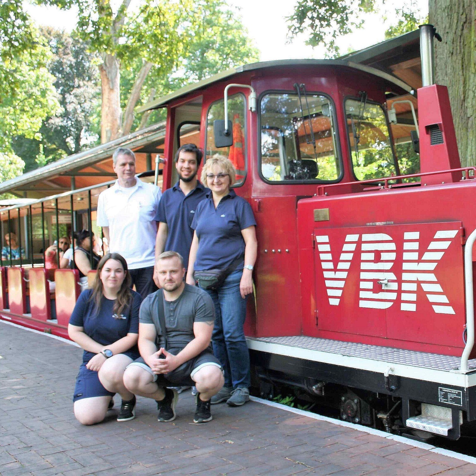 Das reinste Vergnügen - mit der Schlossgartenbahn in Karlsruhe unterwegs