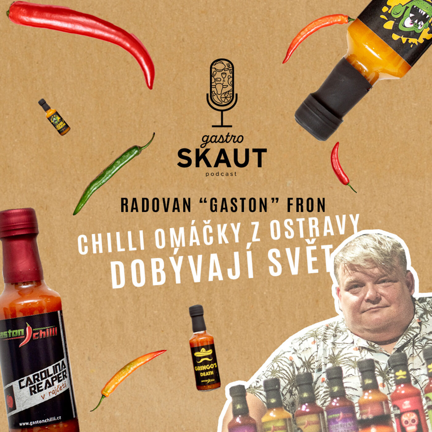 ⁣Chilli omáčky z Ostravy dobývají svět! Radovan Gaston Fron v podcastu Gastroskaut!