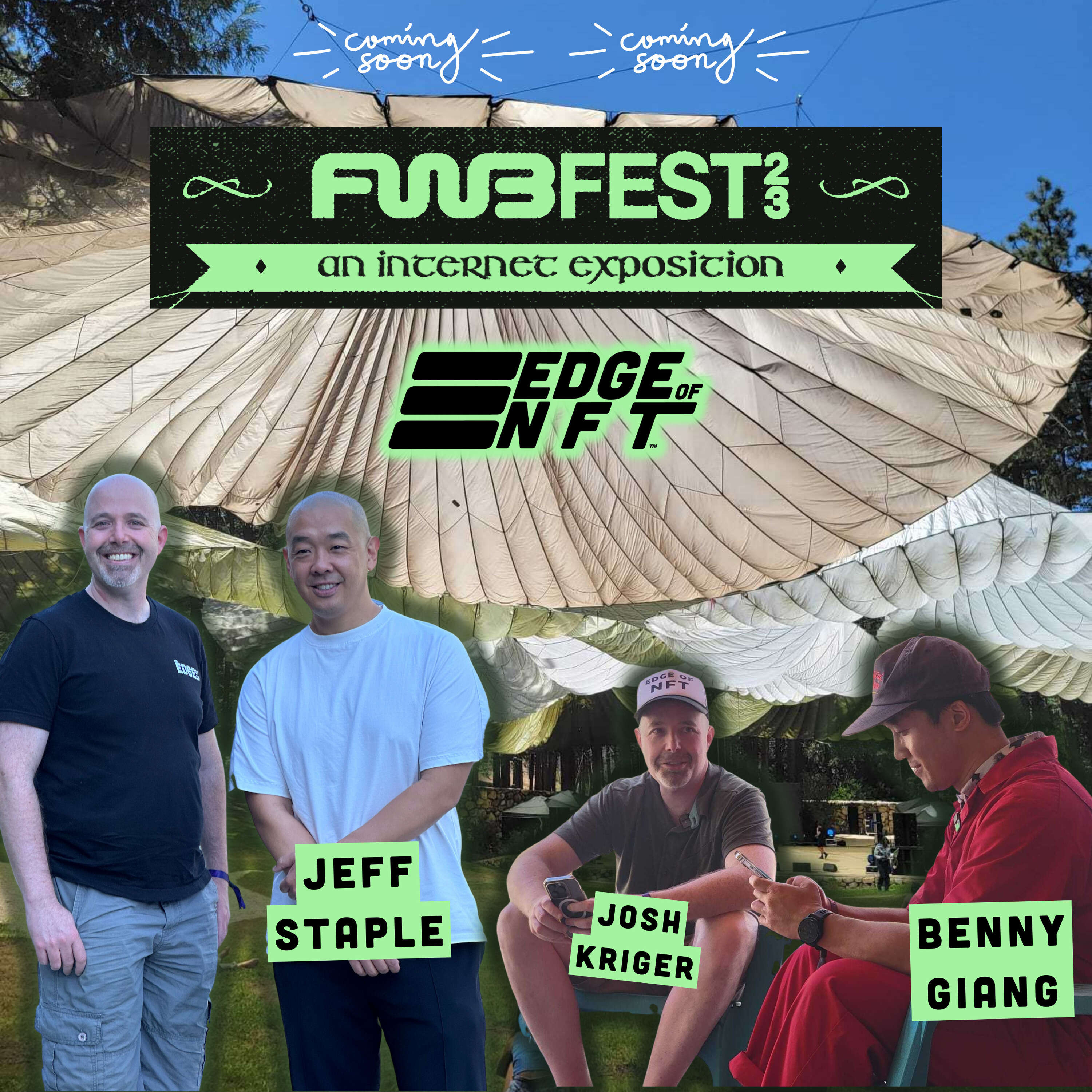 Edge Of NFT At FWB Fest - Jeff Staple & Benny Giang