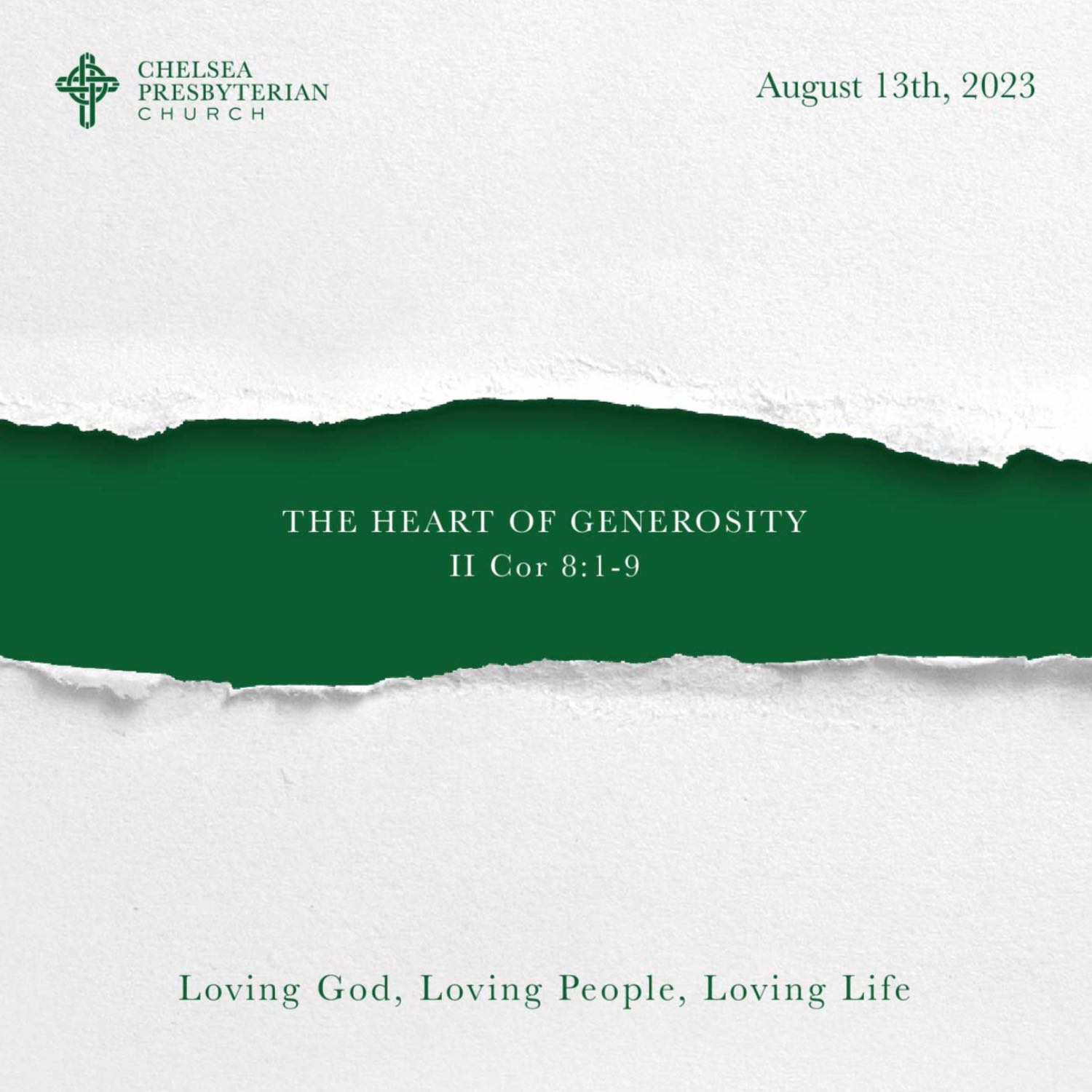 The Heart of Generosity 