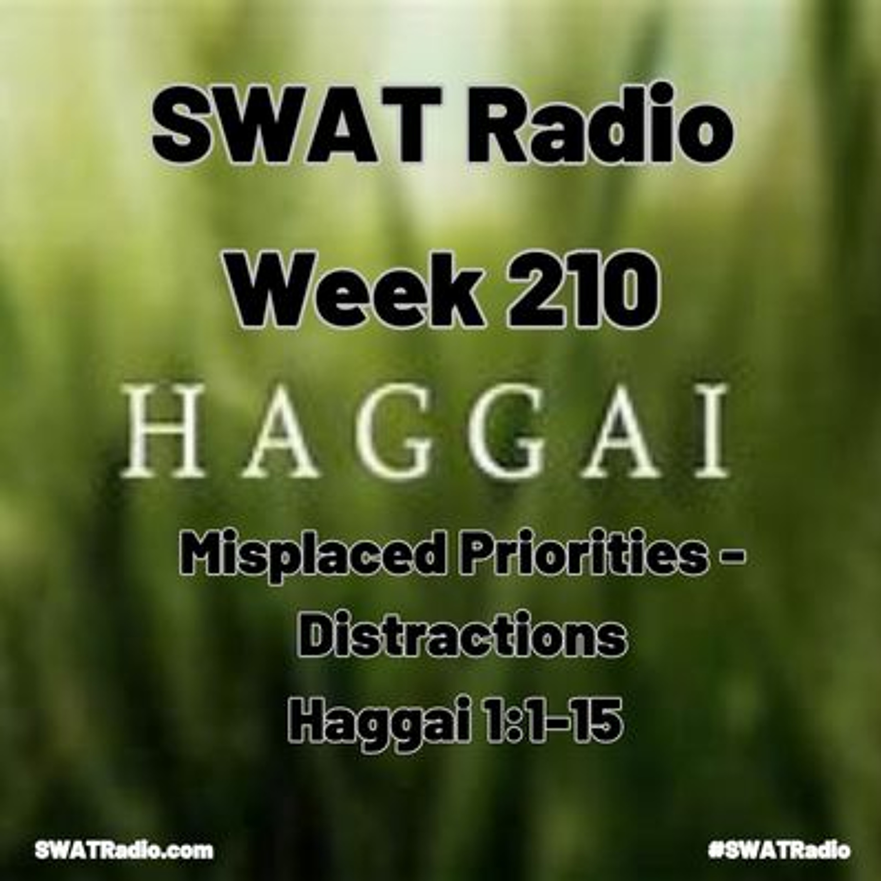 ⁣SWAT - 08-30 - Week 210 - Misplaced priorities - distractions