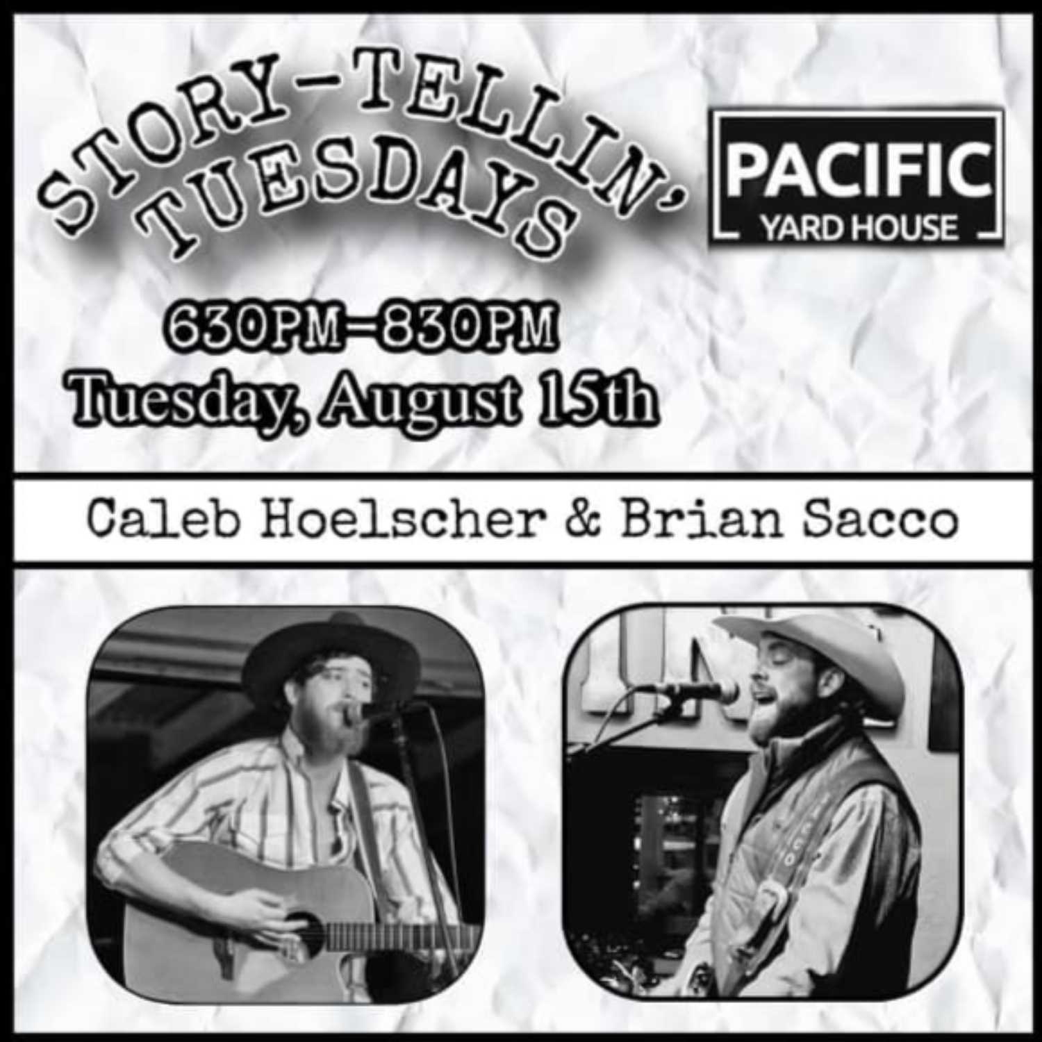 Episode 3 / Story Tellin' Tuesday w/ Special Guest Brian Sacco