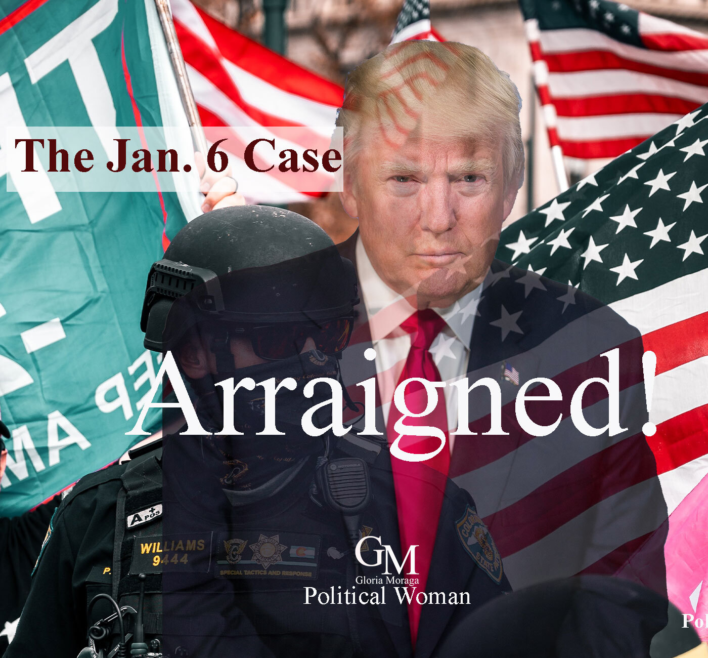 ⁣TRUMPED ARRAIGNED ON CONSPIRACY and OBSTRUCTION