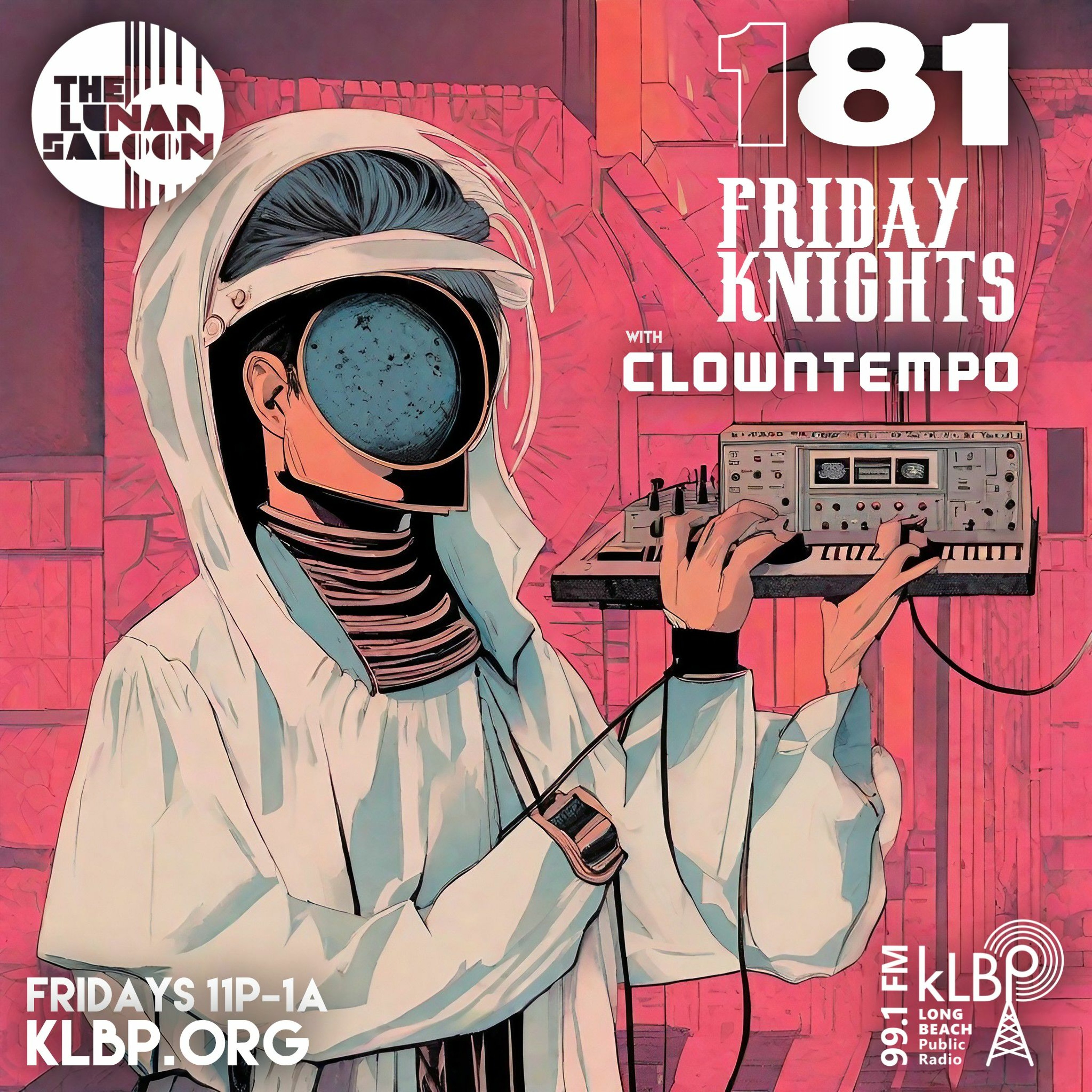 ⁣The Lunar Saloon - KLBP - Friday Knights with Clowntempo + Floppy Disco - Episode 181