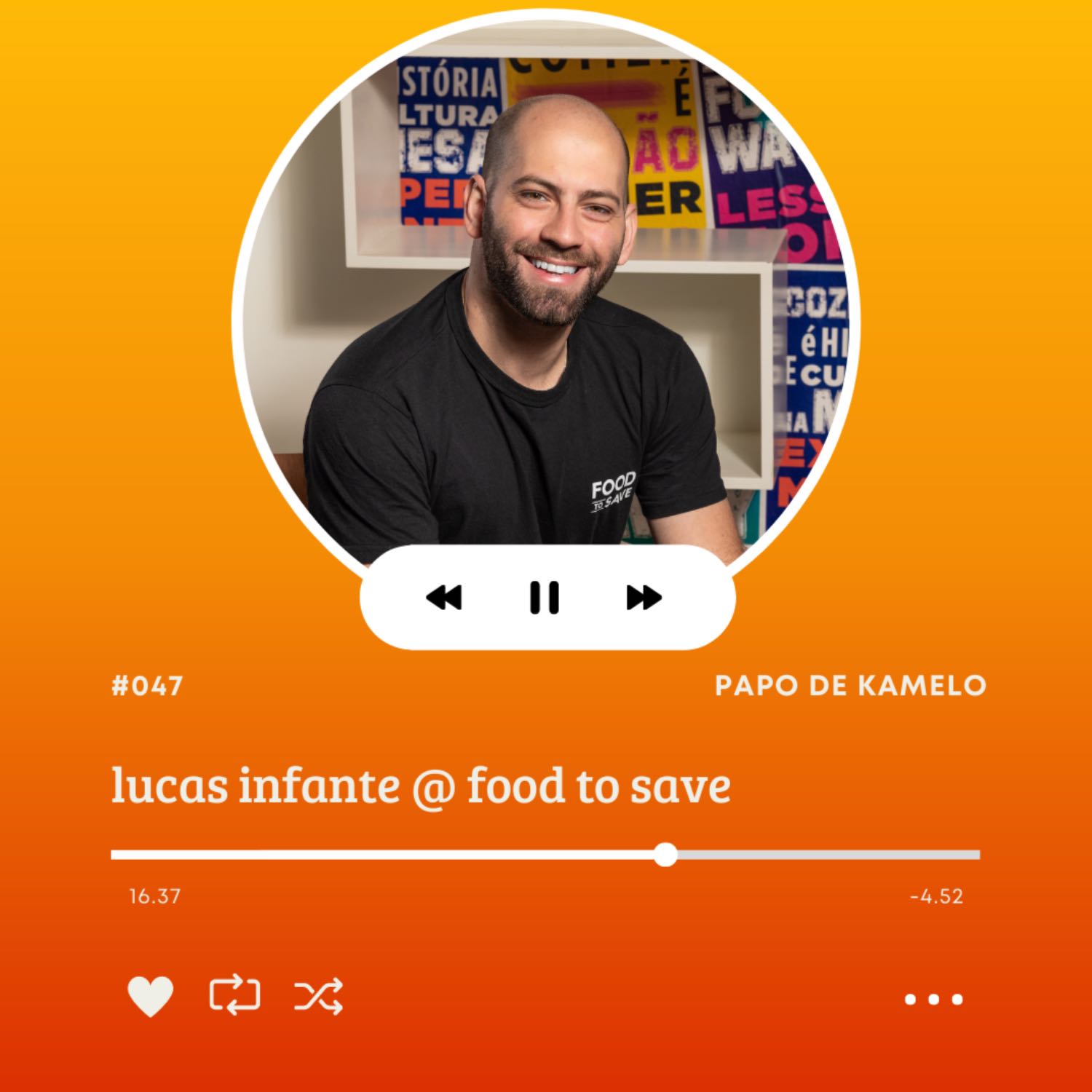 ⁣papo de kamelo #047 | Lucas Infante da food to save