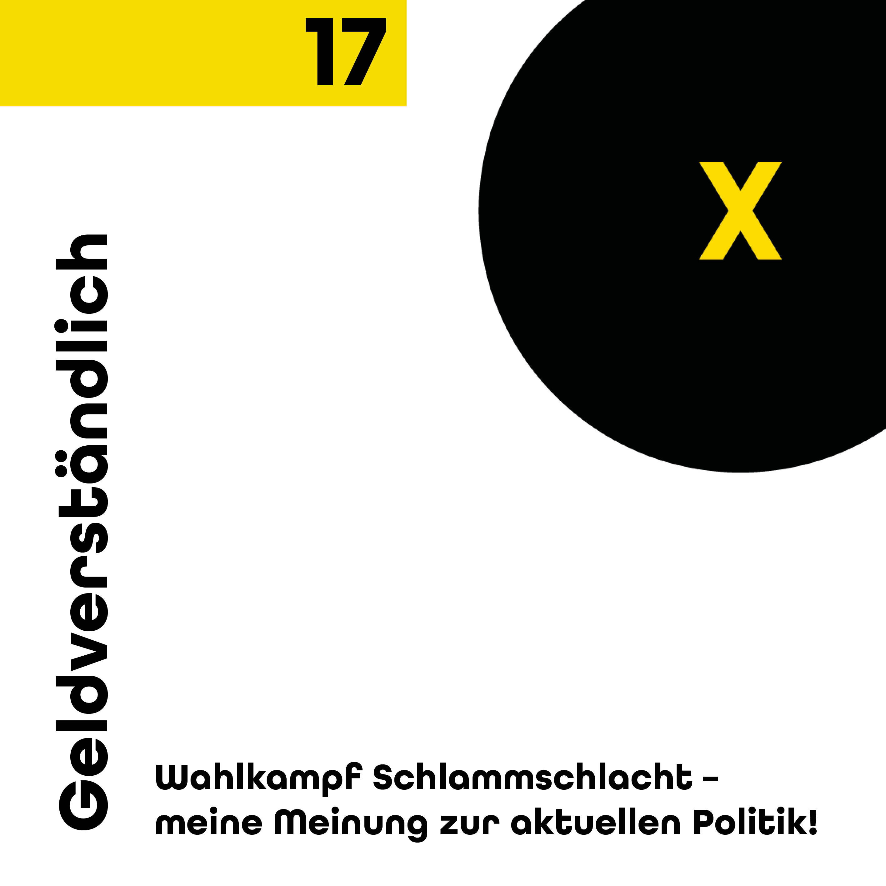 Wahlkampf Schlammschlacht – meine Meinung zur aktuellen Politik!