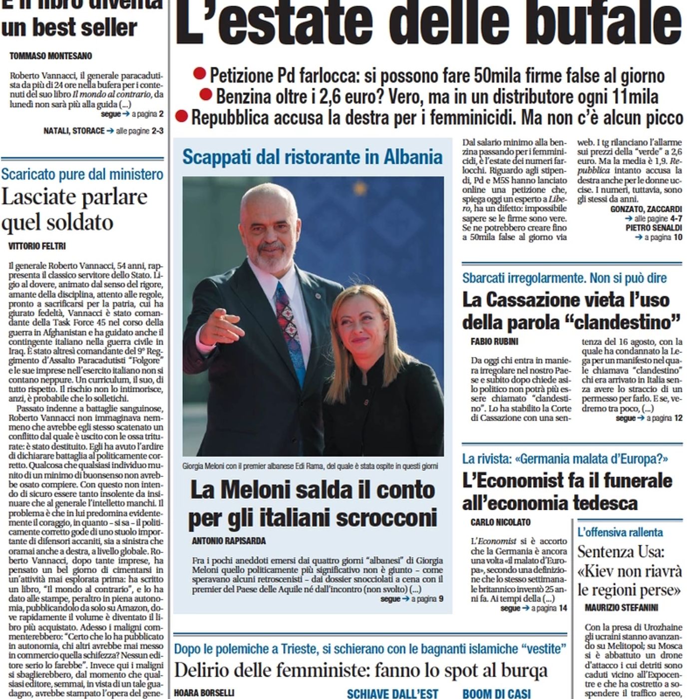 Rassegna stampa del 19 agosto 2023